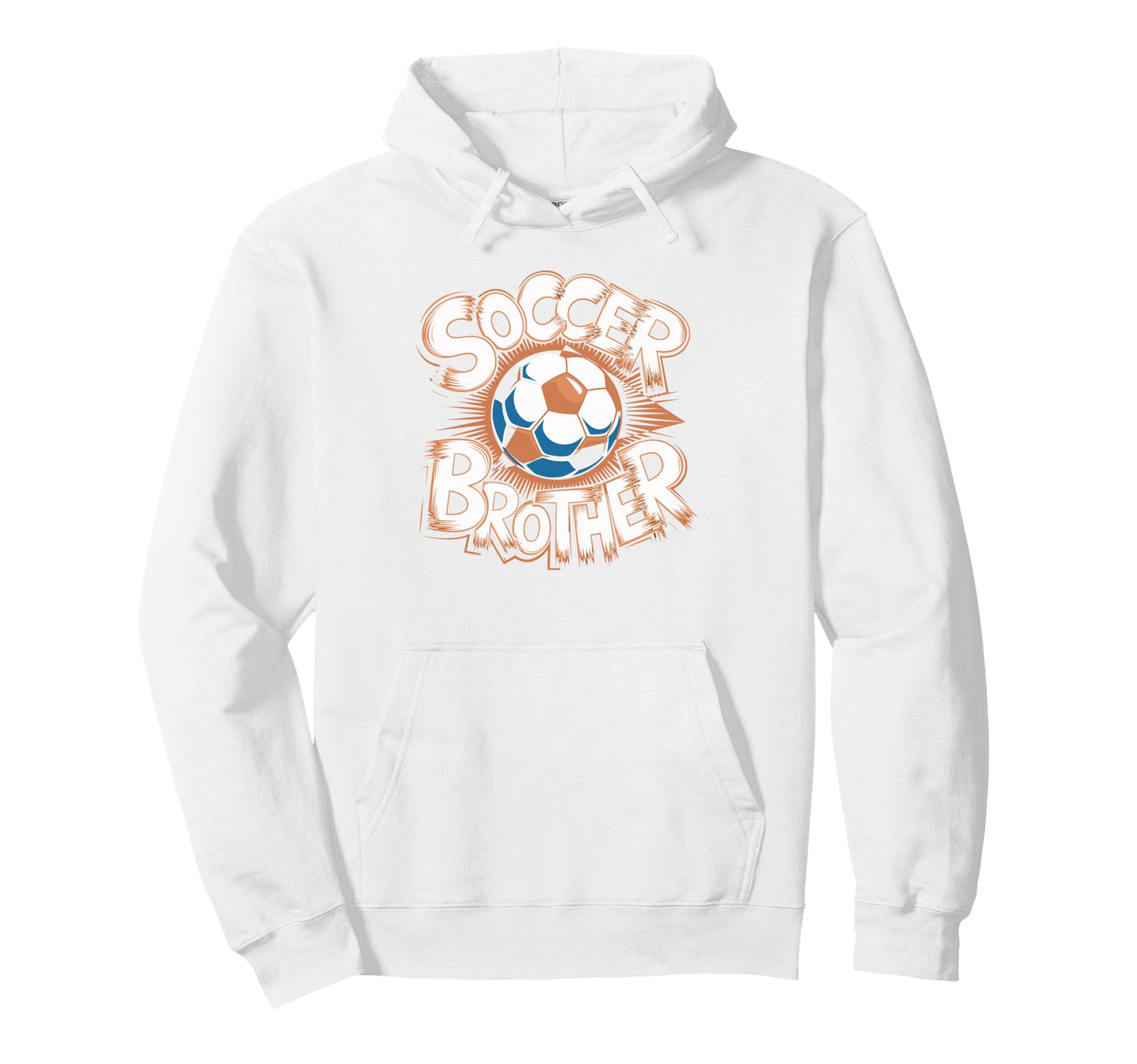 Soccer Brother Sketch Ball Hoodie - Casual Everyday Wear Unisex - T-Shirt, Sweatshirt, Hoodie