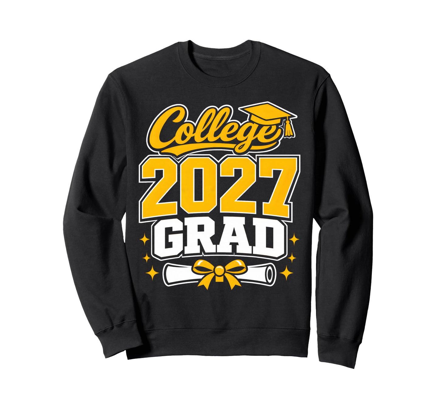College Grad Graduation School Class Sweatshirt - Graphic Print Unisex - T-Shirt, Sweatshirt, Hoodie