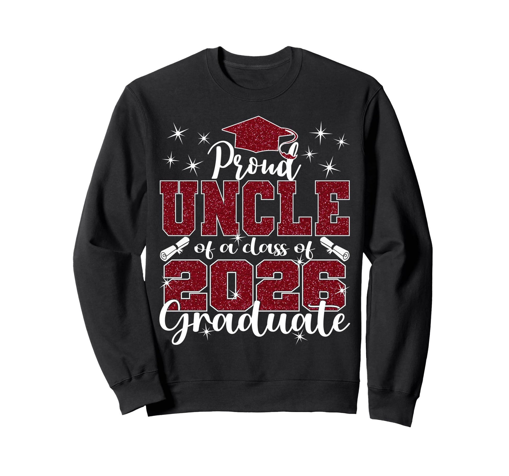 Super Proud Uncle 2026 Graduate Sweatshirt - Trendy Graphic Men Women - T-Shirt, Sweatshirt, Hoodie