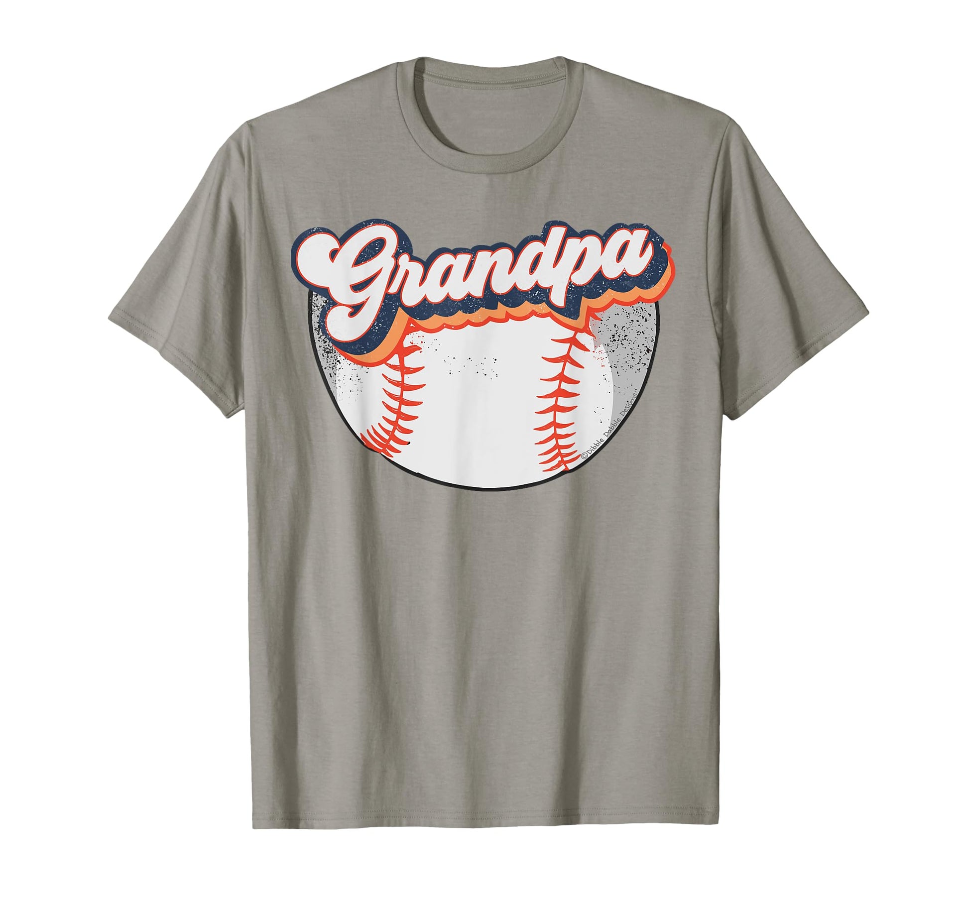 Grandpa Baseball Softball Fathers Day T-Shirt - Graphic Print for Adults - T-Shirt, Sweatshirt, Hoodie
