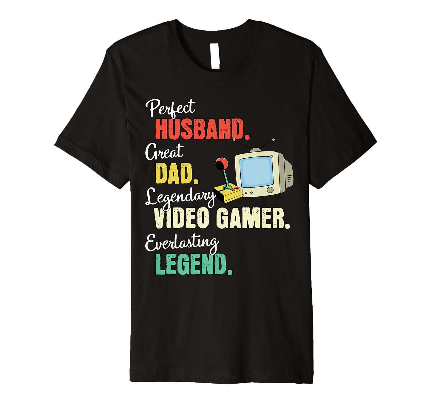 Dad Husband Video Gamer T-Shirt - Aesthetic Graphic Men Women - T-Shirt, Sweatshirt, Hoodie