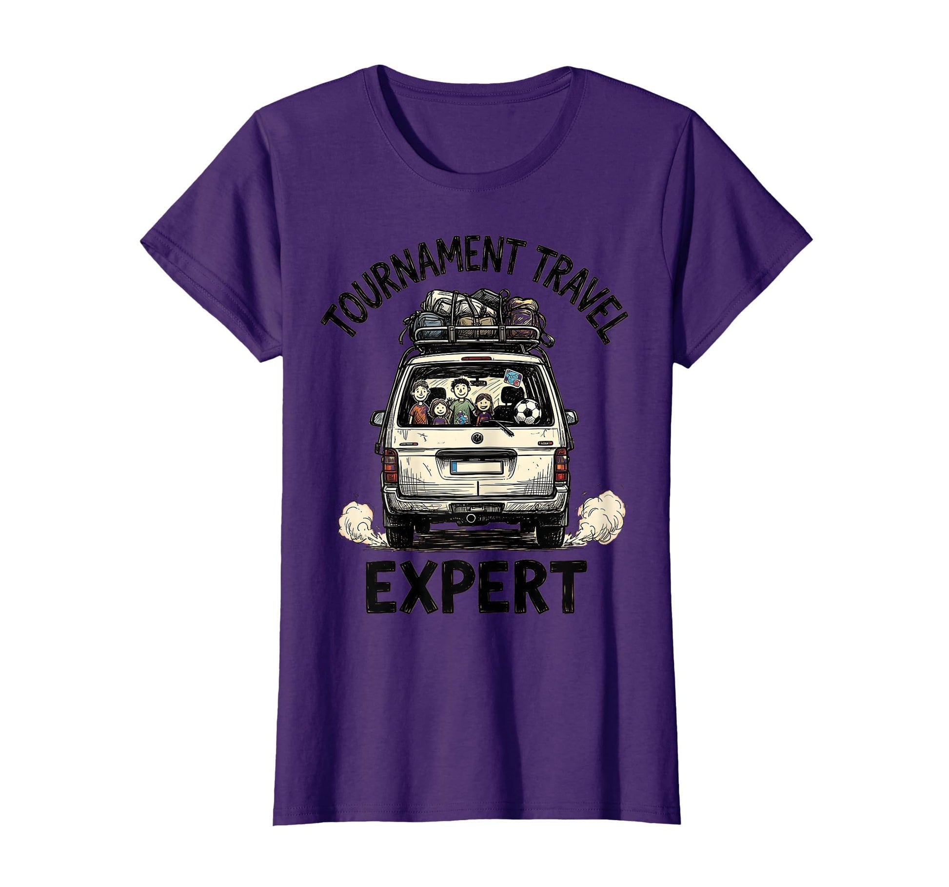 Tournament Travel Expert Soccer Mom T-Shirt - Graphic Print Unisex - T-Shirt, Sweatshirt, Hoodie