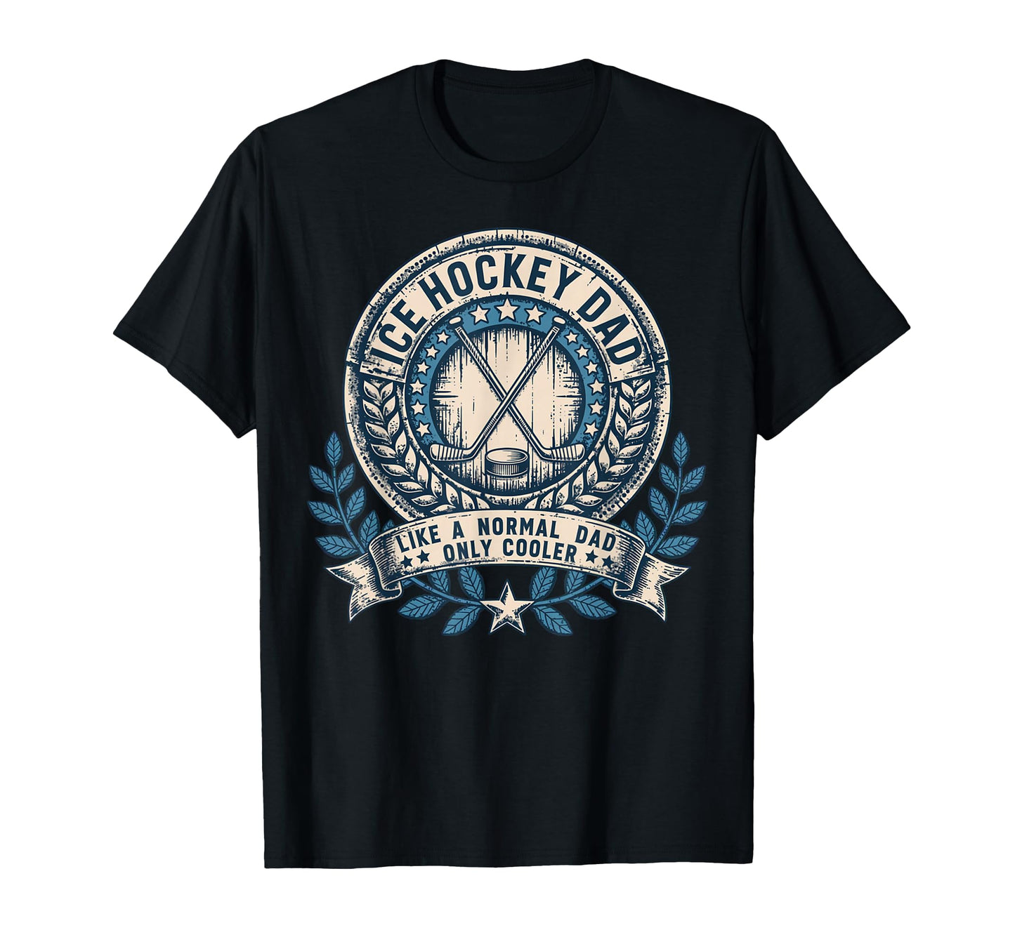 Usa Patriotic Ice Hockey Dad Like Normal T-Shirt - Novelty Apparel Unisex - T-Shirt, Sweatshirt, Hoodie