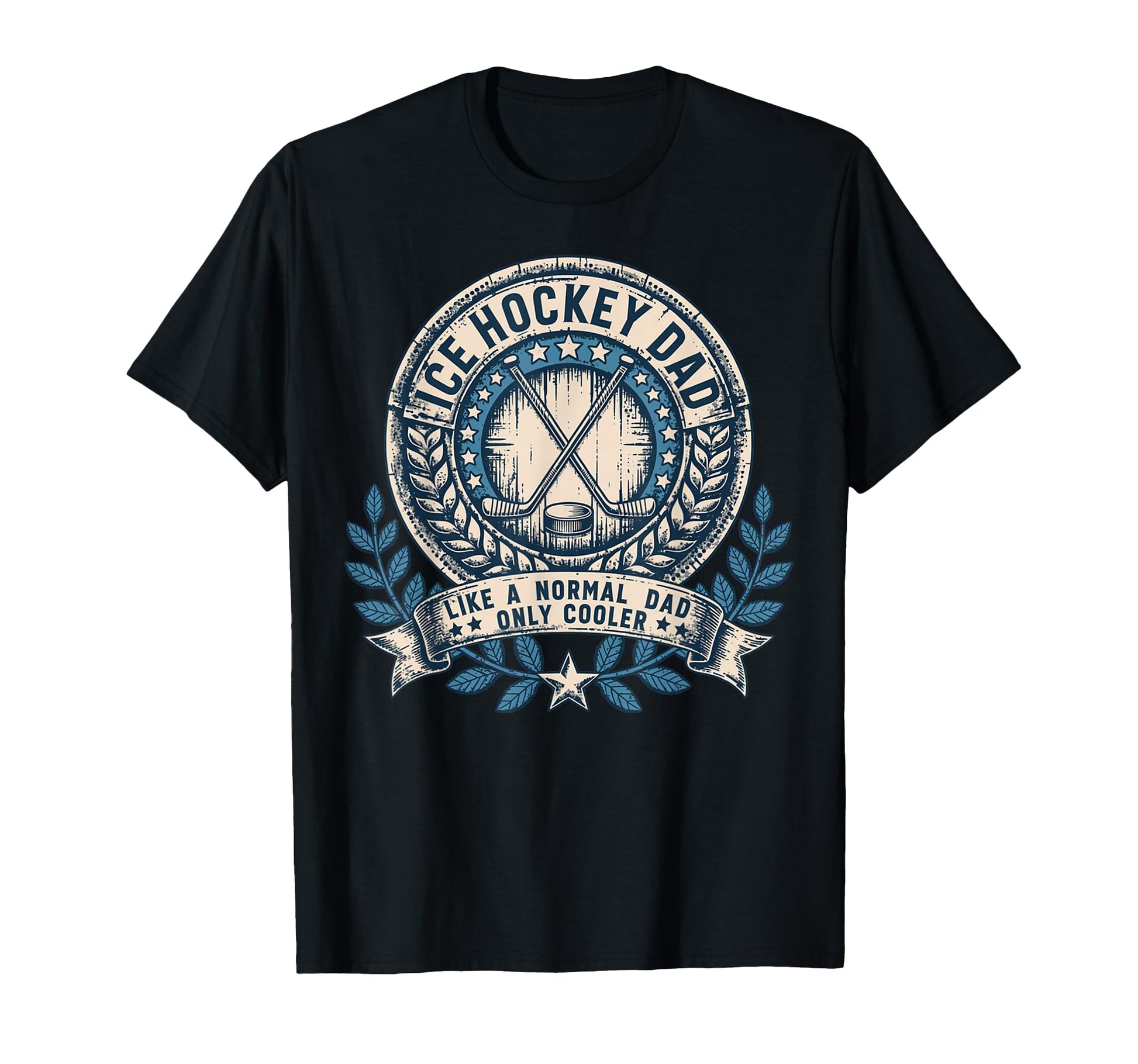 Usa Patriotic Ice Hockey Dad Like Normal T-Shirt - Novelty Apparel Unisex - T-Shirt, Sweatshirt, Hoodie