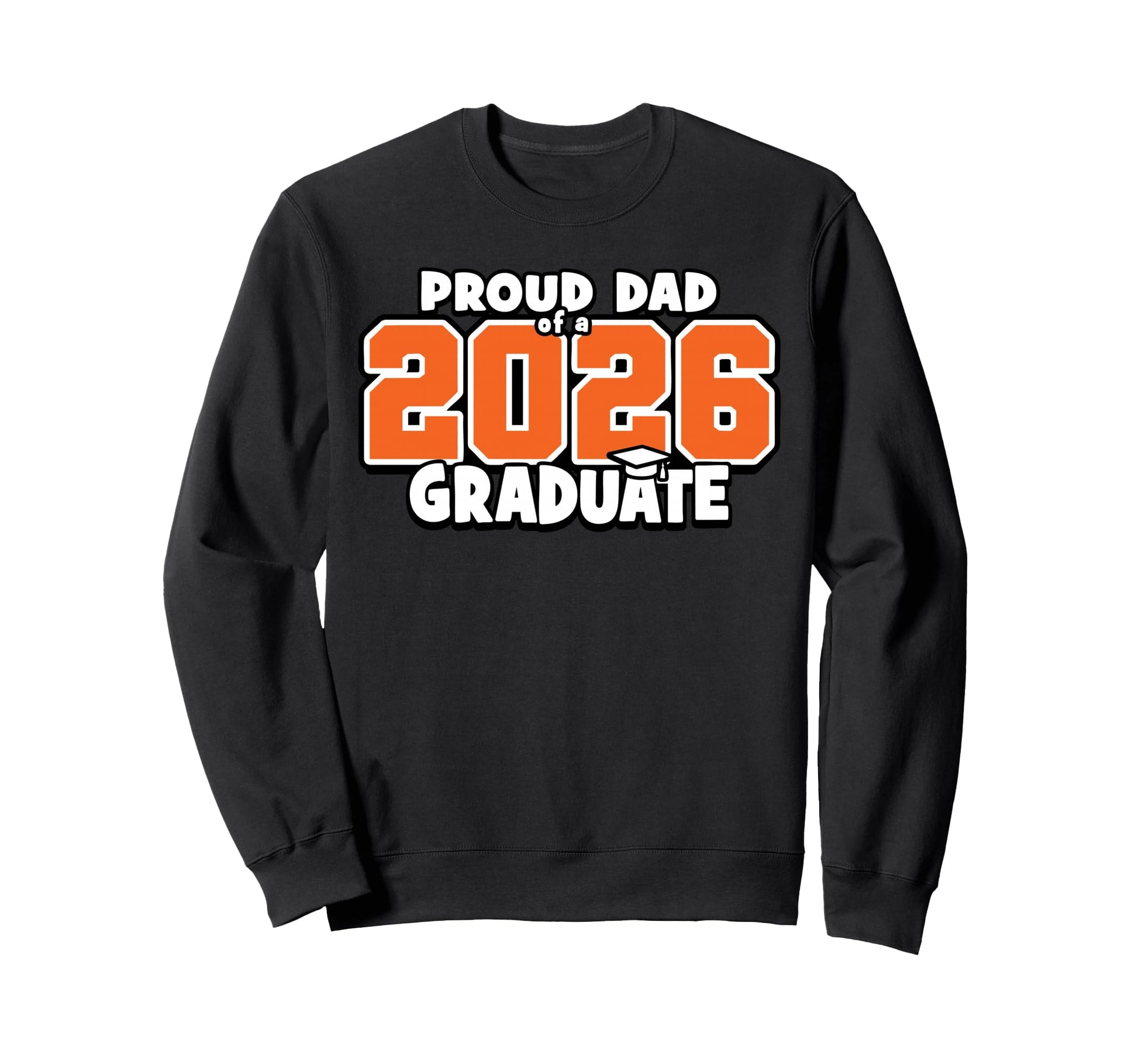 Proud Dad 2026 Graduate Matching Sweatshirt - Minimalist Print Men Women - T-Shirt, Sweatshirt, Hoodie