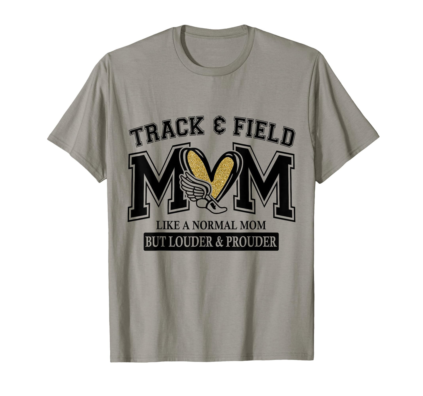 Track And Field Mom Like Normal Mom T-Shirt - Minimalist Print for Adults - T-Shirt, Sweatshirt, Hoodie
