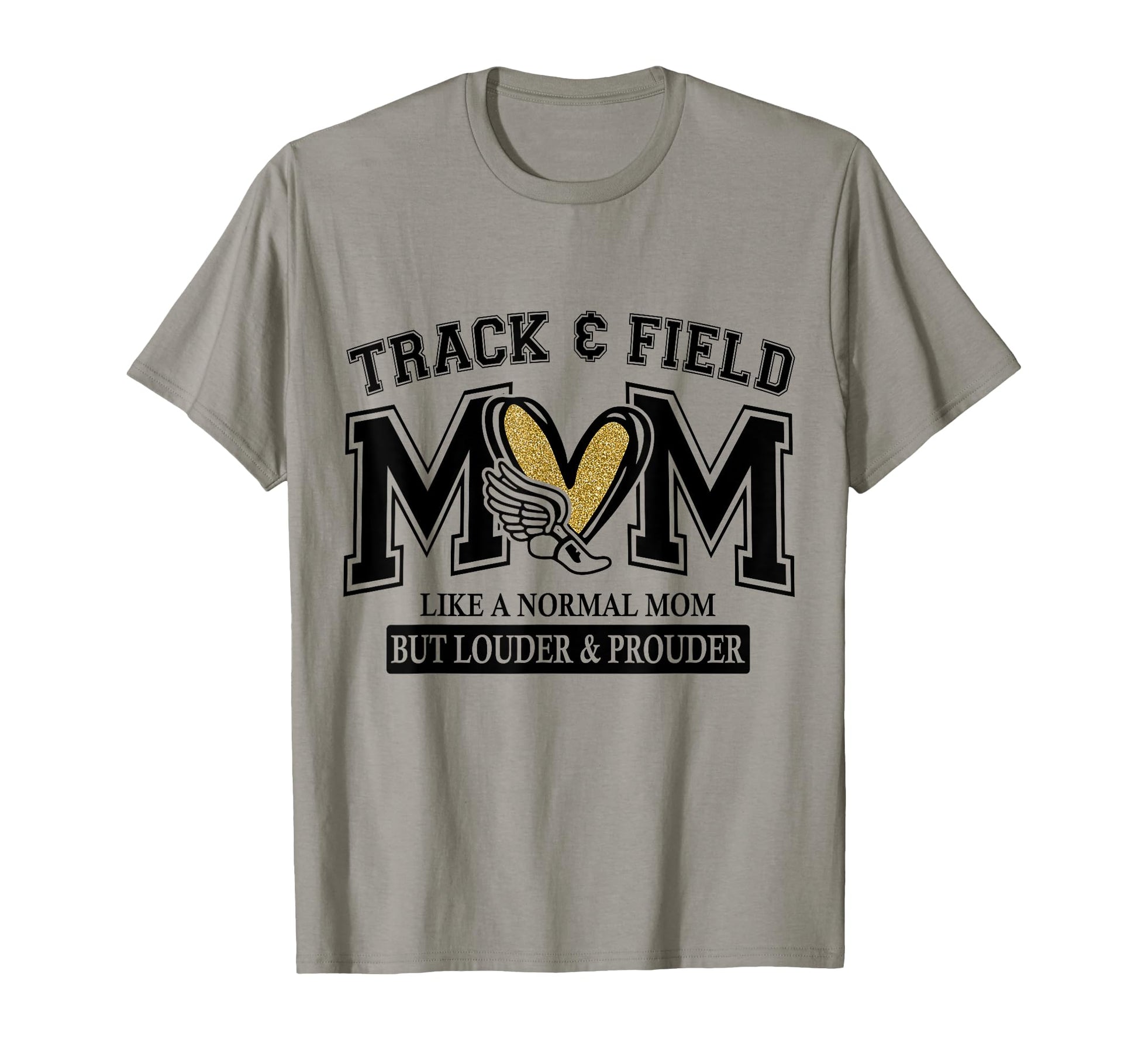 Track And Field Mom Like Normal Mom T-Shirt - Minimalist Print for Adults - T-Shirt, Sweatshirt, Hoodie