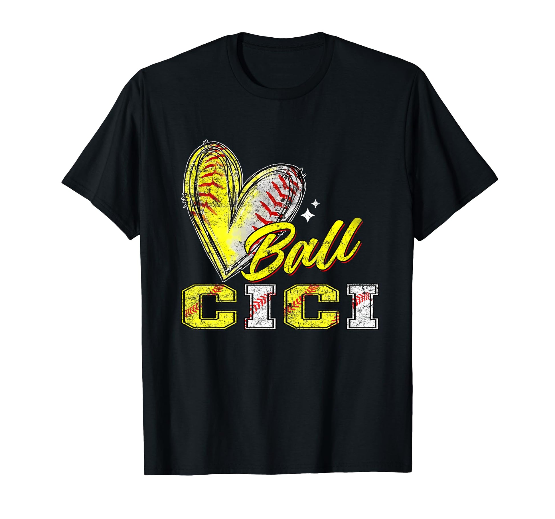 Funny Ball Cici Softball Baseball Cici T-Shirt - Unique Graphic Unisex - T-Shirt, Sweatshirt, Hoodie