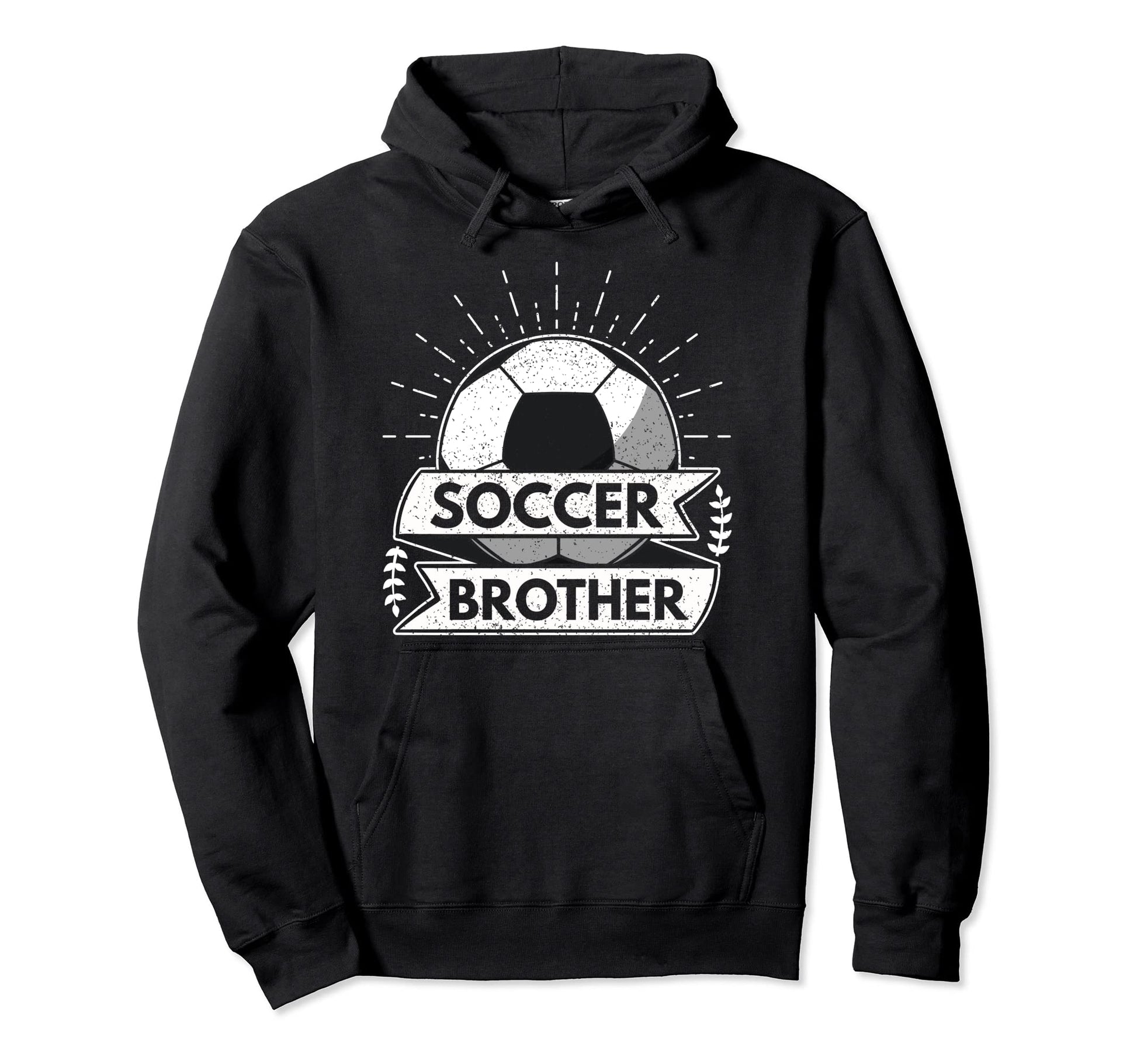 Soccer Brother Player Goalie Game Ball Hoodie - Novelty Apparel Men Women - T-Shirt, Sweatshirt, Hoodie