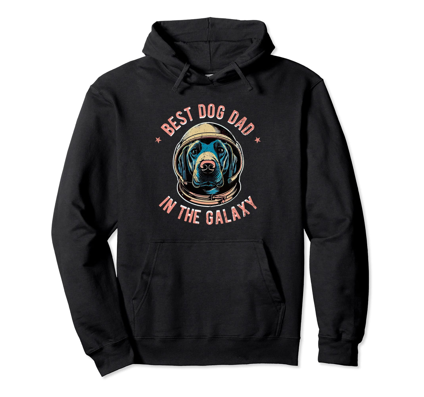 Best Pointer Dog Dad Galaxy Hoodie - Minimalist Print Men Women - T-Shirt, Sweatshirt, Hoodie