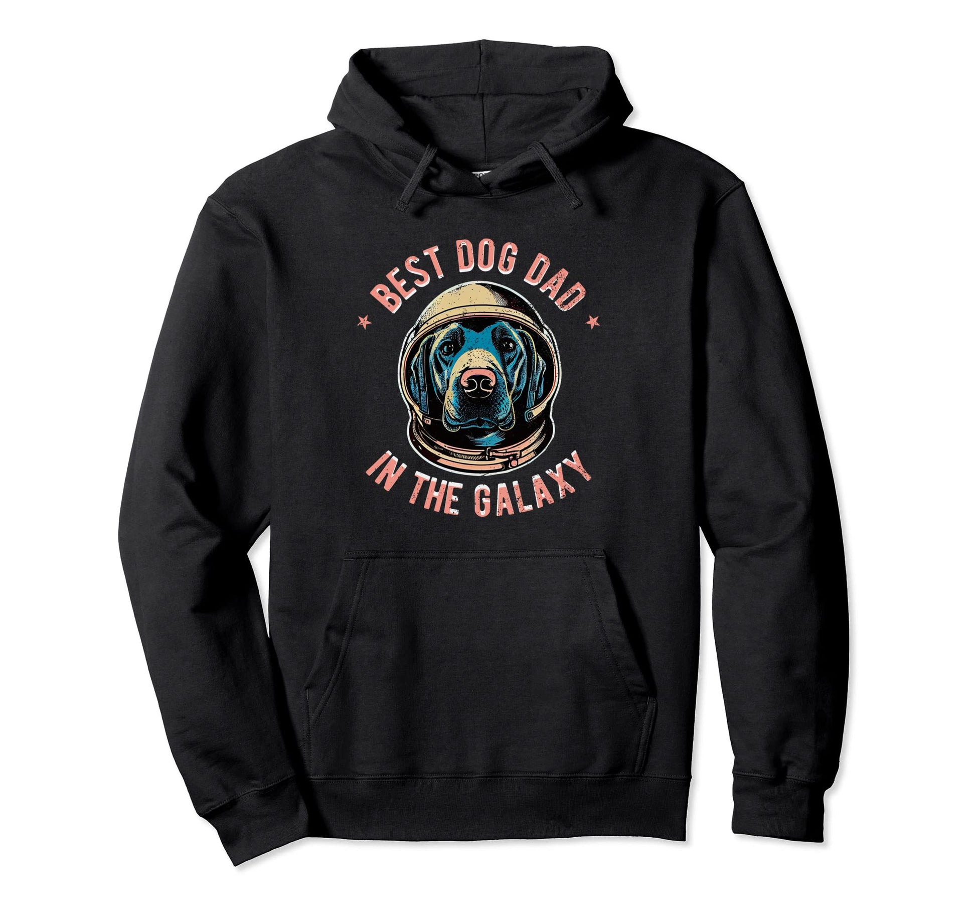 Best Pointer Dog Dad Galaxy Hoodie - Minimalist Print Men Women - T-Shirt, Sweatshirt, Hoodie