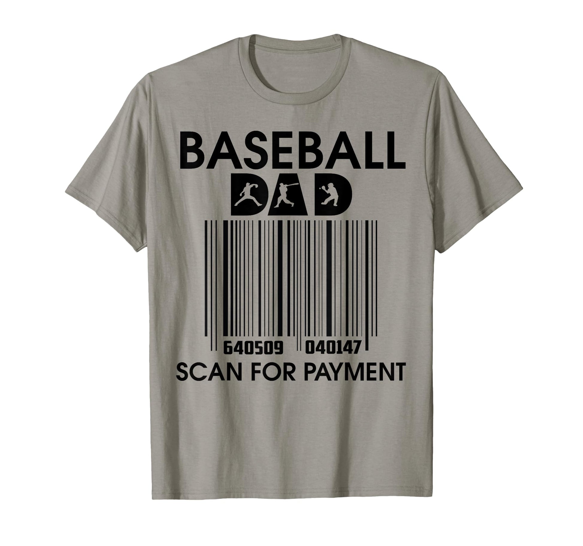 Baseball Dad Scan Payment T-Shirt - Custom Art Print Unisex - T-Shirt, Sweatshirt, Hoodie