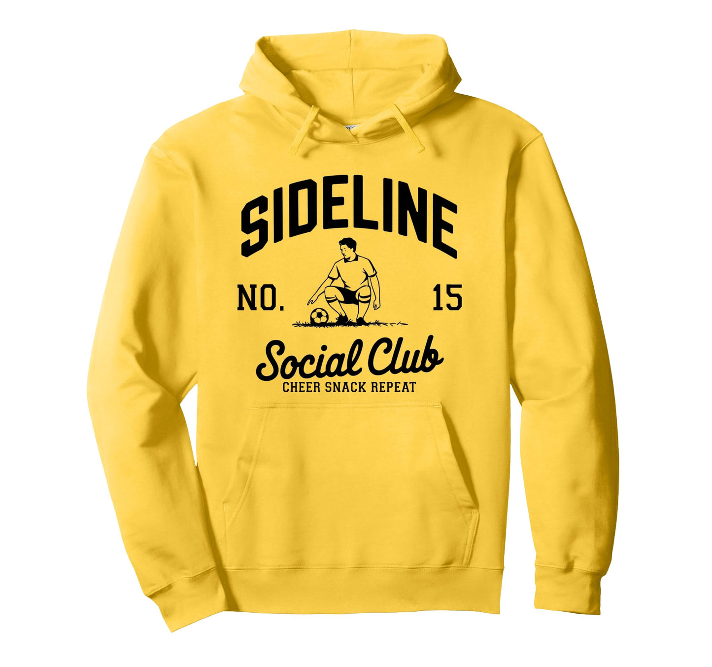 Sideline Social Club Soccer Mom Game Day Hoodie - Streetwear Style Unisex - T-Shirt, Sweatshirt, Hoodie