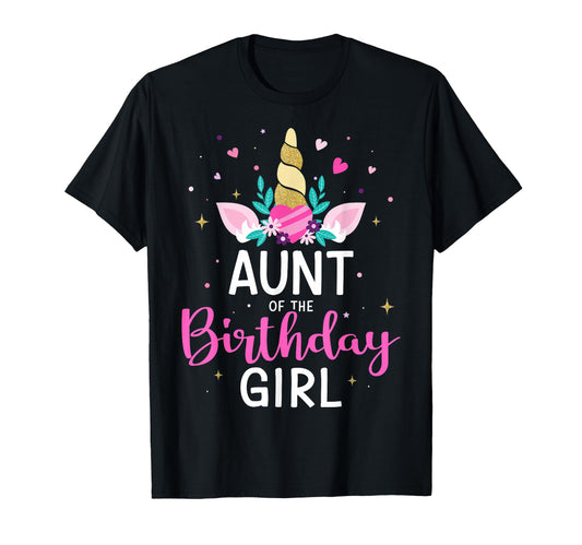 Aunt Birthday Matching Family T-Shirt - Fun Novelty Design for Adults - T-Shirt, Sweatshirt, Hoodie