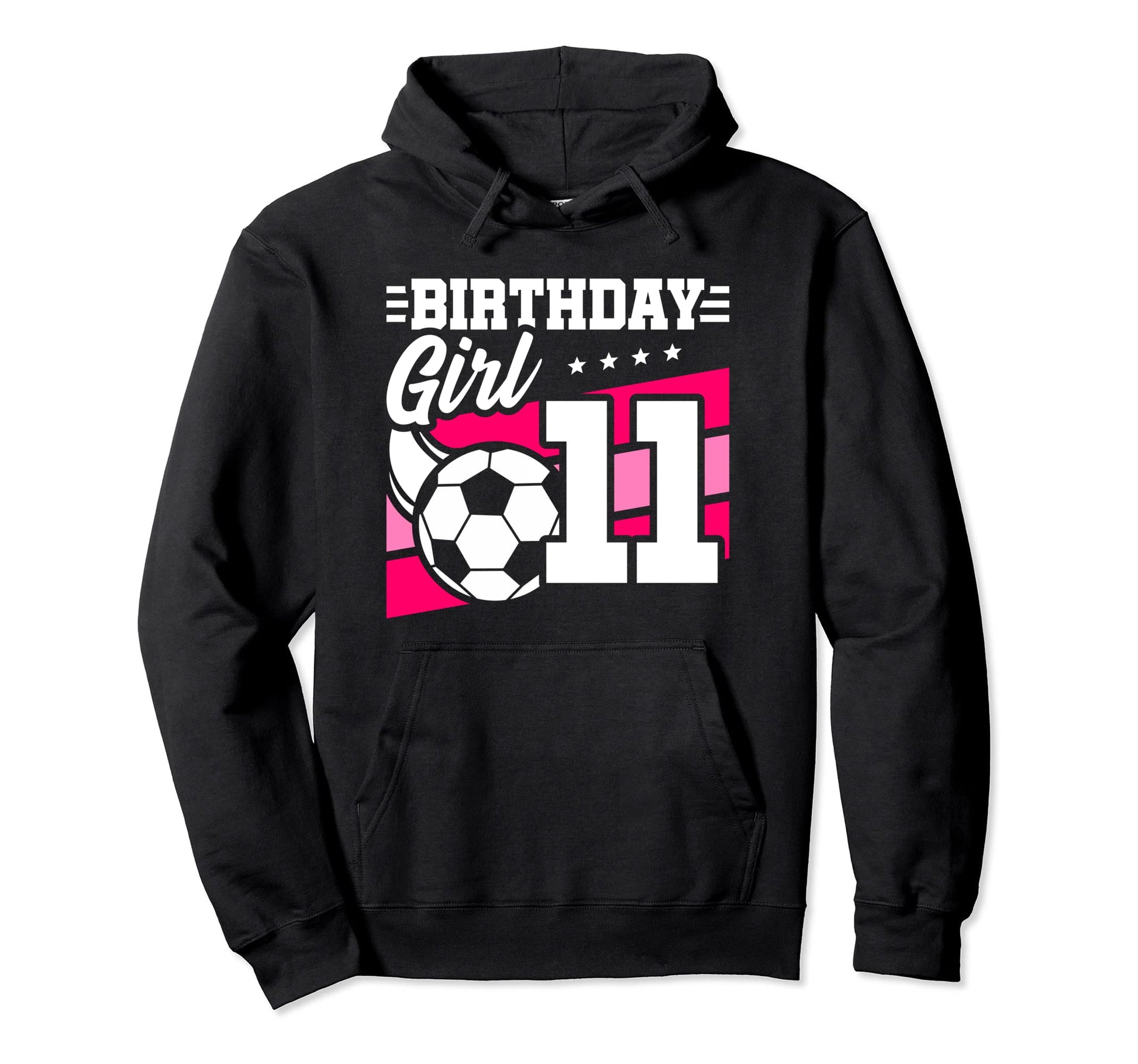 Soccer Birthday Party 11 Year Old Hoodie - Minimalist Print for Adults - T-Shirt, Sweatshirt, Hoodie