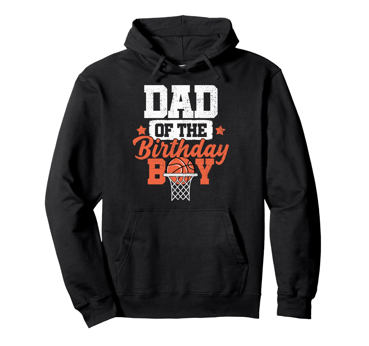Dad Birthday Matching Basketball Hoodie - Custom Art Print for Adults - T-Shirt, Sweatshirt, Hoodie