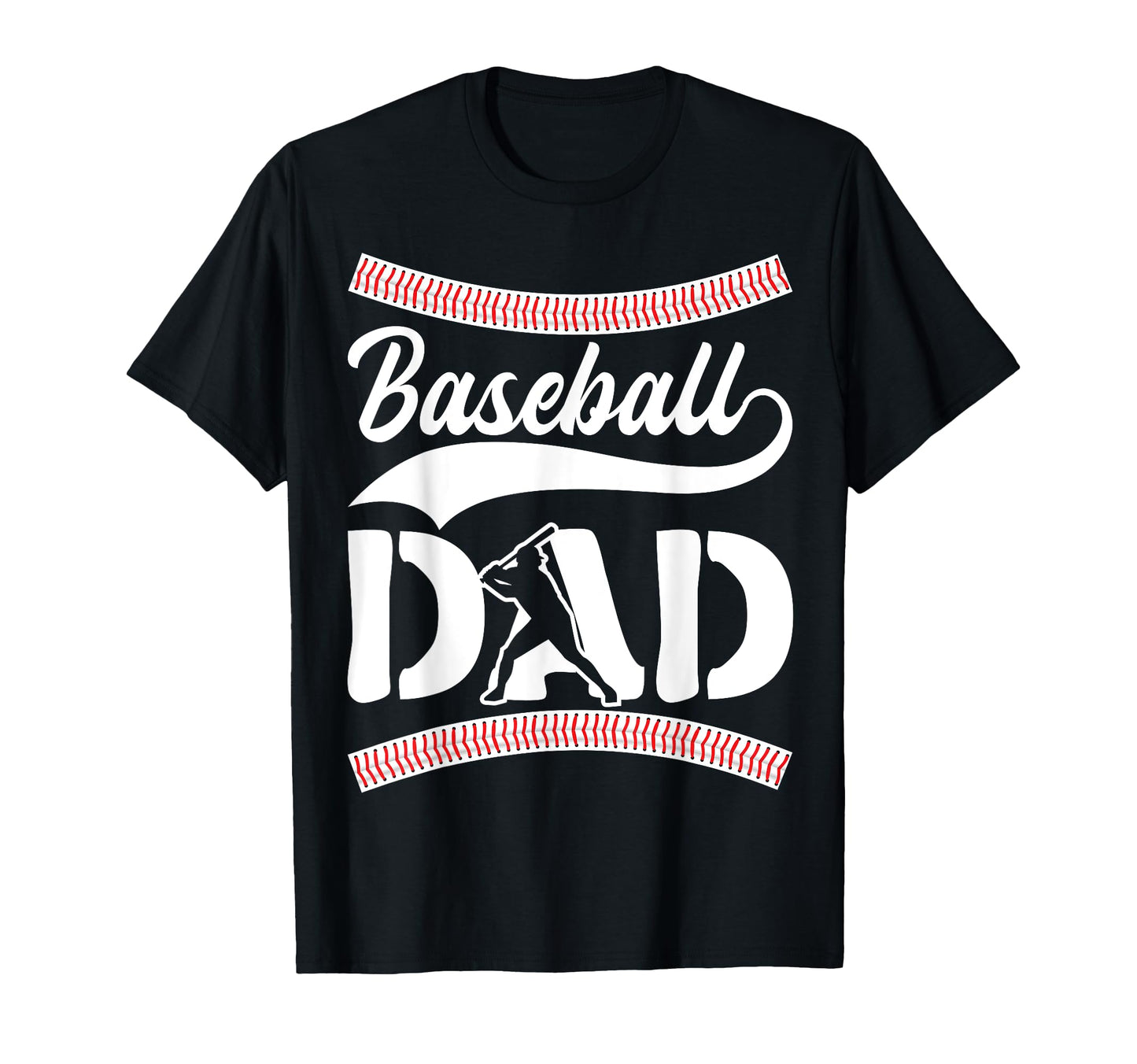 Baseball Dad T-Shirt - Custom Art Print Unisex - T-Shirt, Sweatshirt, Hoodie