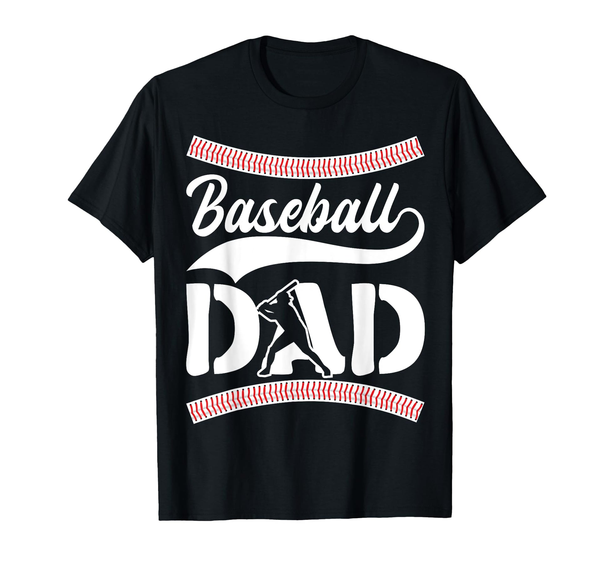 Baseball Dad T-Shirt - Custom Art Print Unisex - T-Shirt, Sweatshirt, Hoodie