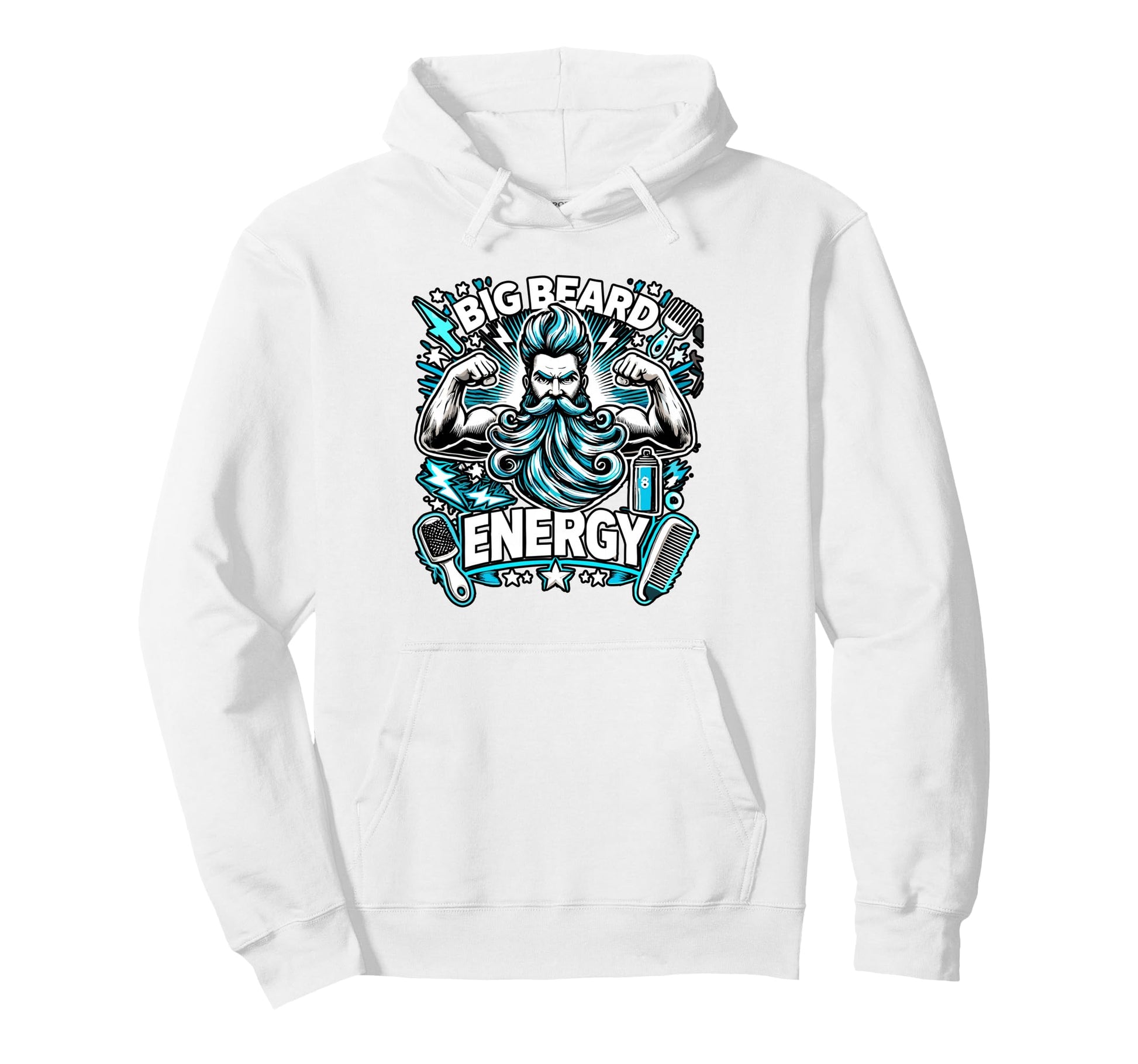 Funny Beard Quotes Sayings Bearded Hoodie - Fun Novelty Design for Adults - T-Shirt, Sweatshirt, Hoodie