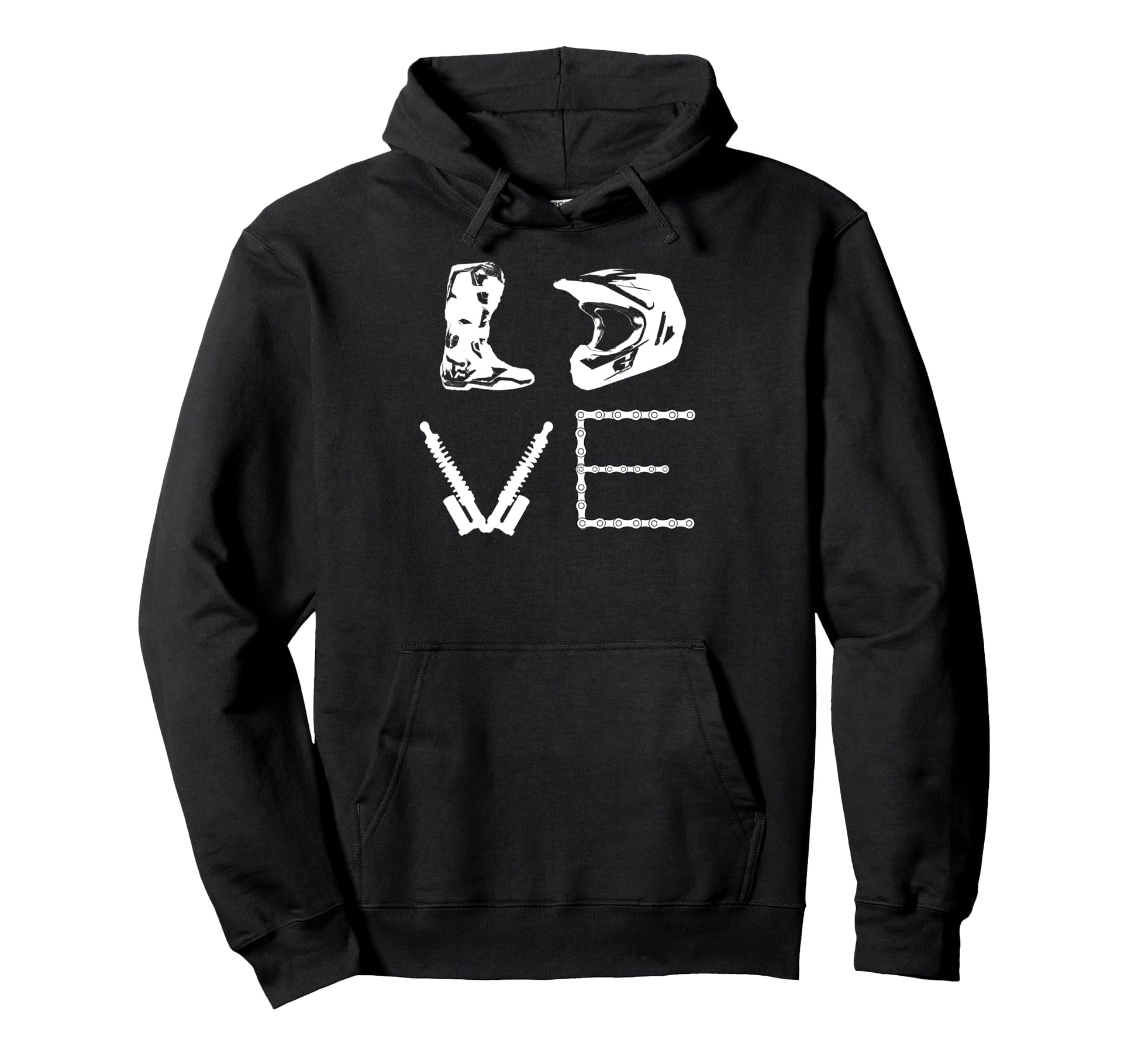 Dirt Bike Love Bike Motocross Enduro Hoodie - Unique Graphic Men Women - T-Shirt, Sweatshirt, Hoodie