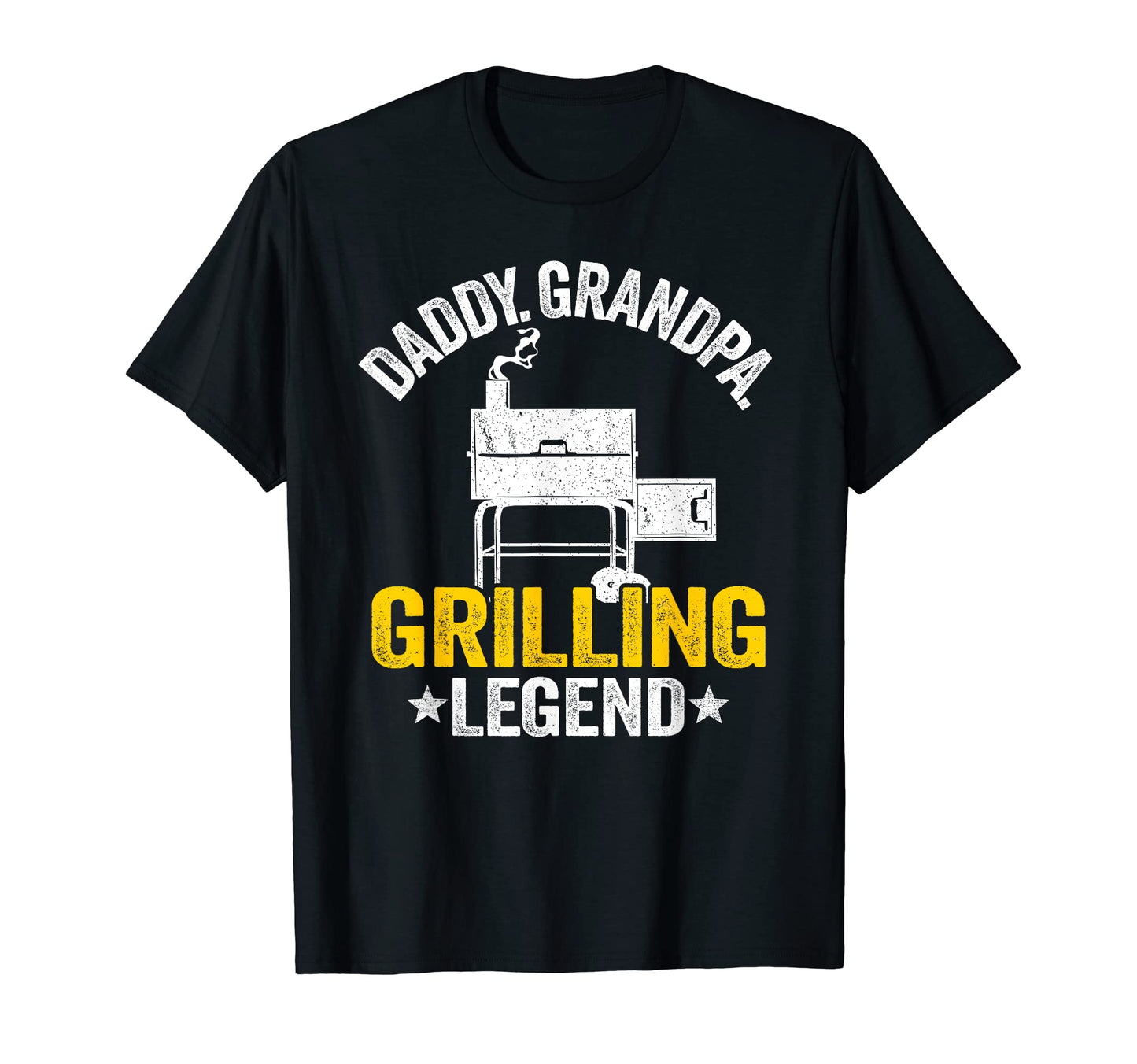 Mens Daddy Grandpa Grilling Legend T-Shirt - Trendy Graphic Men Women - T-Shirt, Sweatshirt, Hoodie