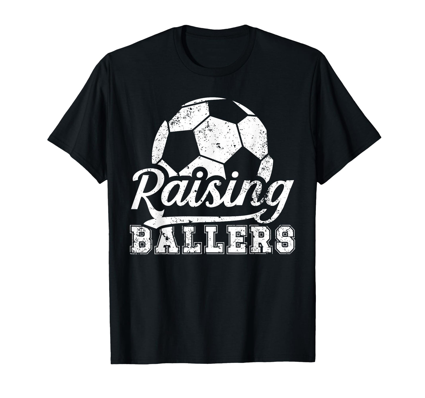 Raising Ballers Soccer Dad Soccer T-Shirt - Minimalist Print for Adults - T-Shirt, Sweatshirt, Hoodie