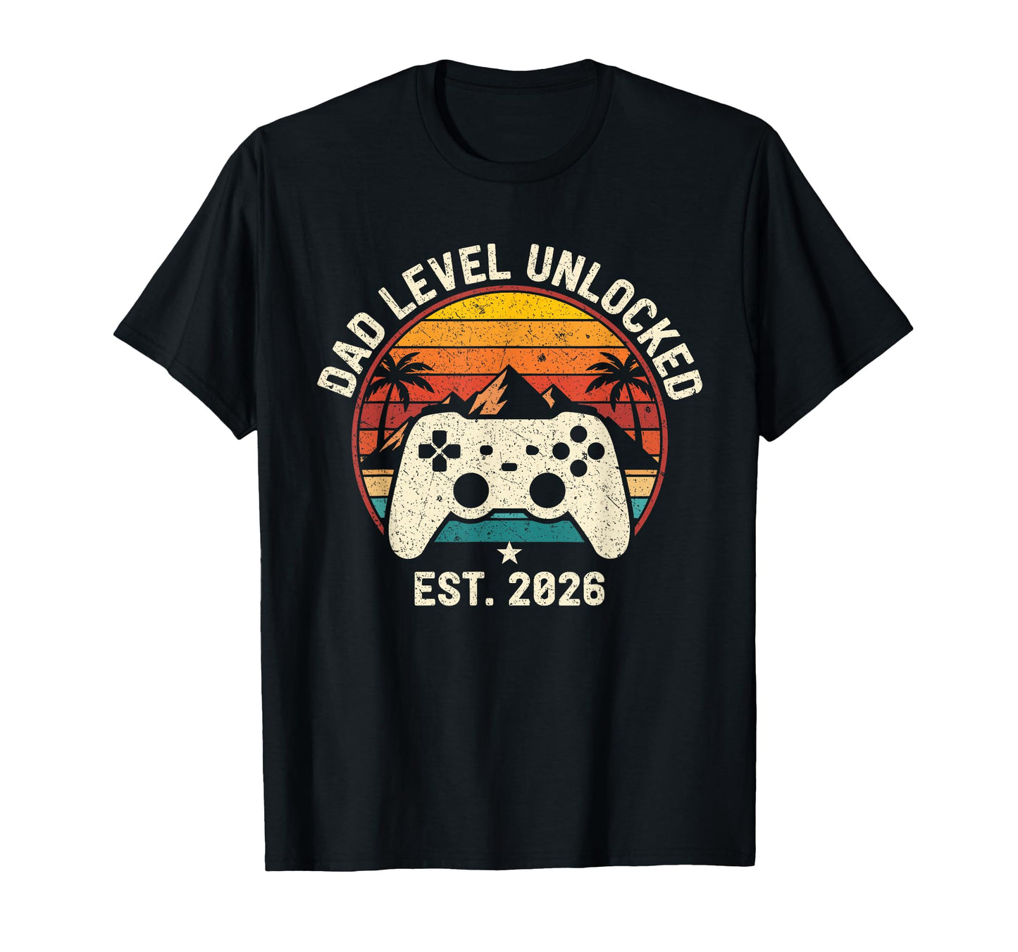 Dad Level Unlocked Leveled Up New T-Shirt - Aesthetic Graphic Men Women - T-Shirt, Sweatshirt, Hoodie