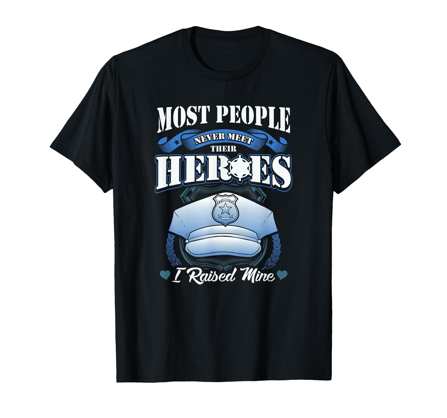 Parents Police Officer Proud Mom Dad T-Shirt - Trendy Graphic Men Women - T-Shirt, Sweatshirt, Hoodie