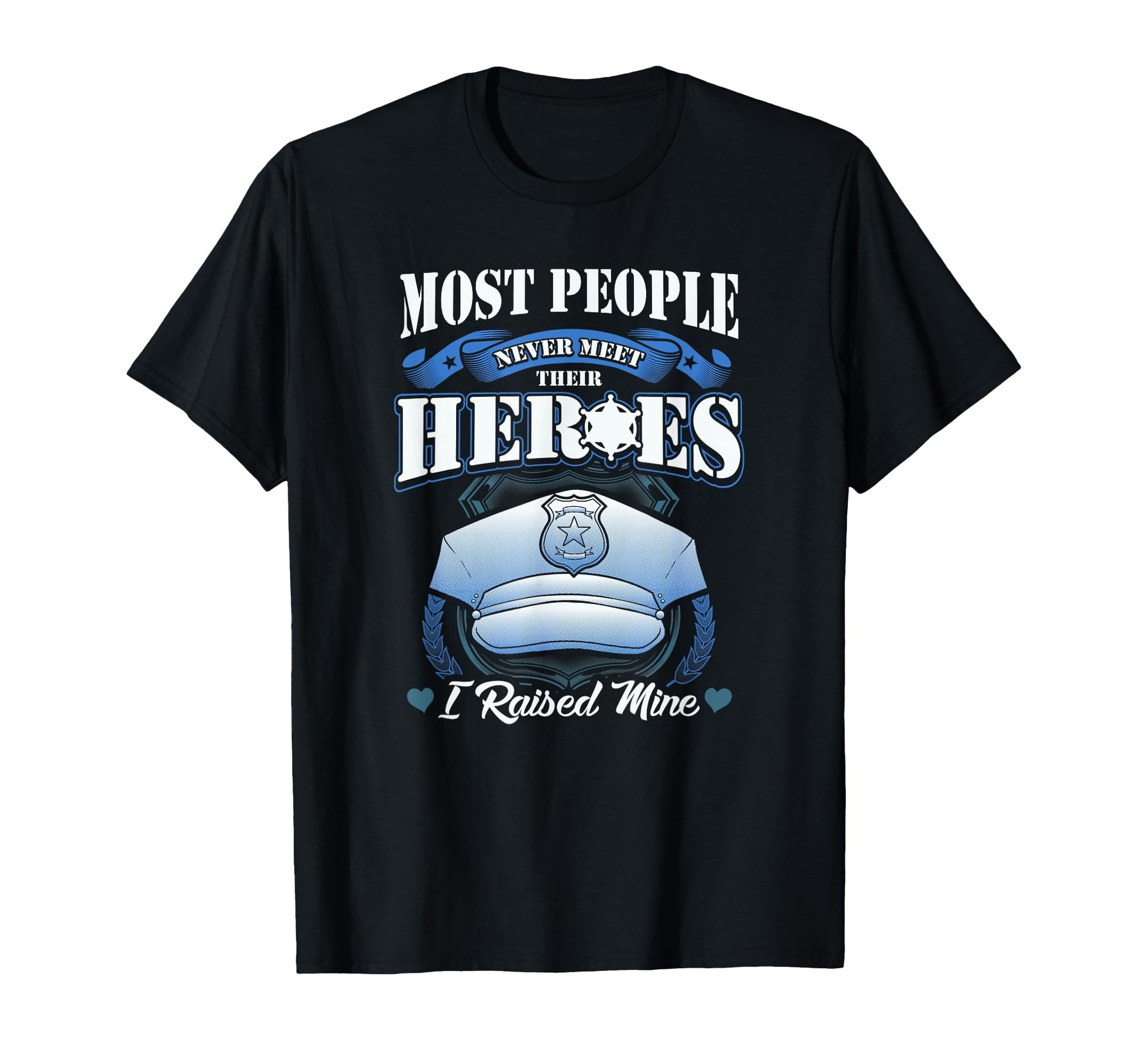 Parents Police Officer Proud Mom Dad T-Shirt - Trendy Graphic Men Women - T-Shirt, Sweatshirt, Hoodie