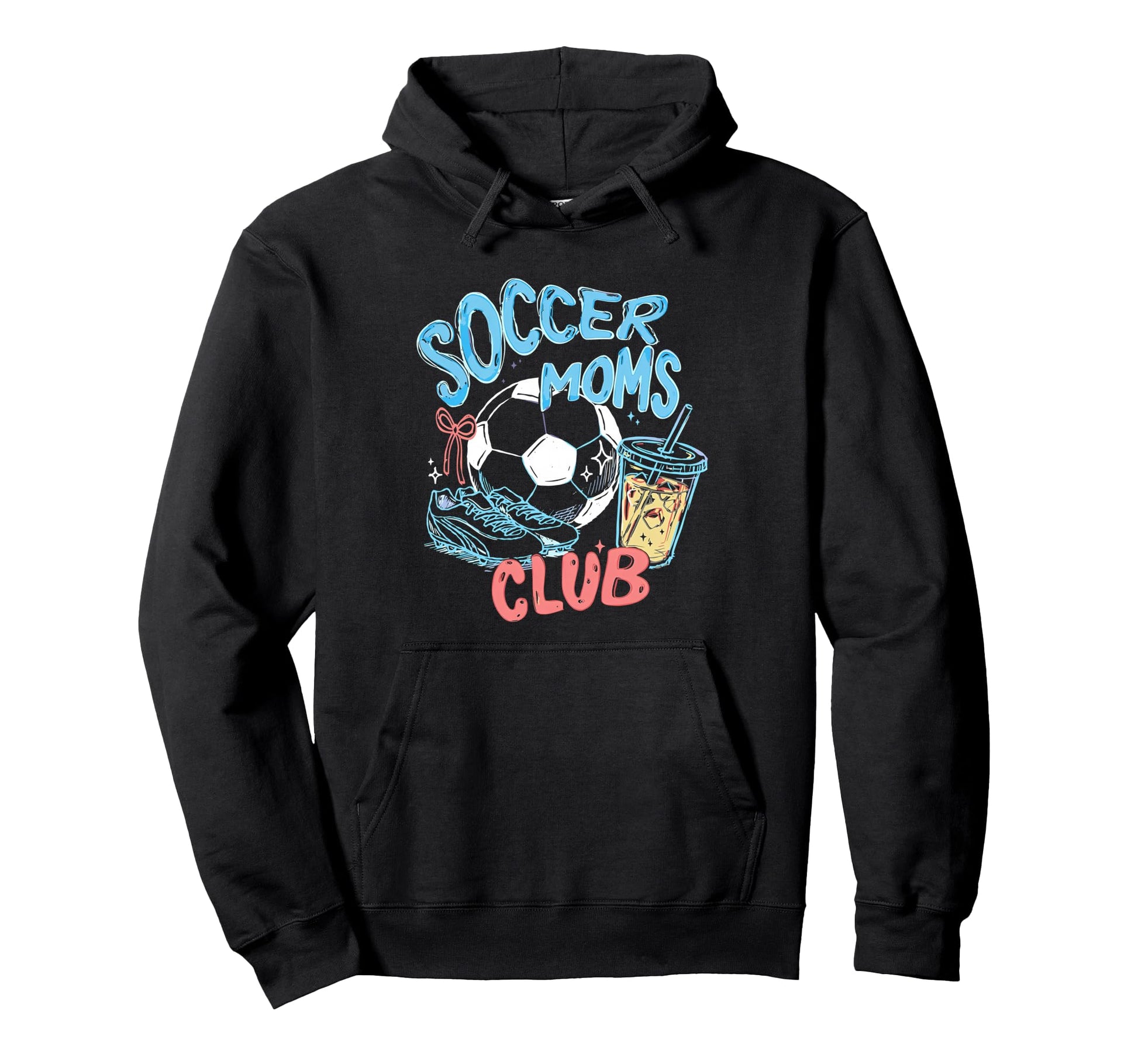 Soccer Moms Club Hoodie - Novelty Apparel Men Women - T-Shirt, Sweatshirt, Hoodie