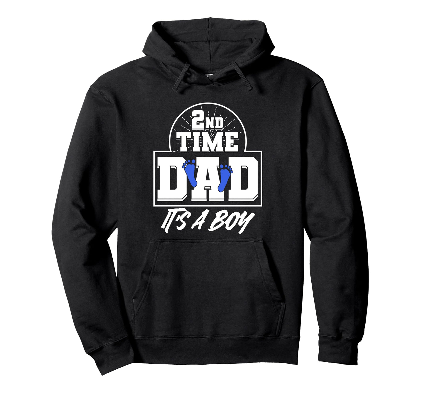 2Nd Second Time Dad Its Gender Reveal Hoodie - Aesthetic Graphic Unisex - T-Shirt, Sweatshirt, Hoodie