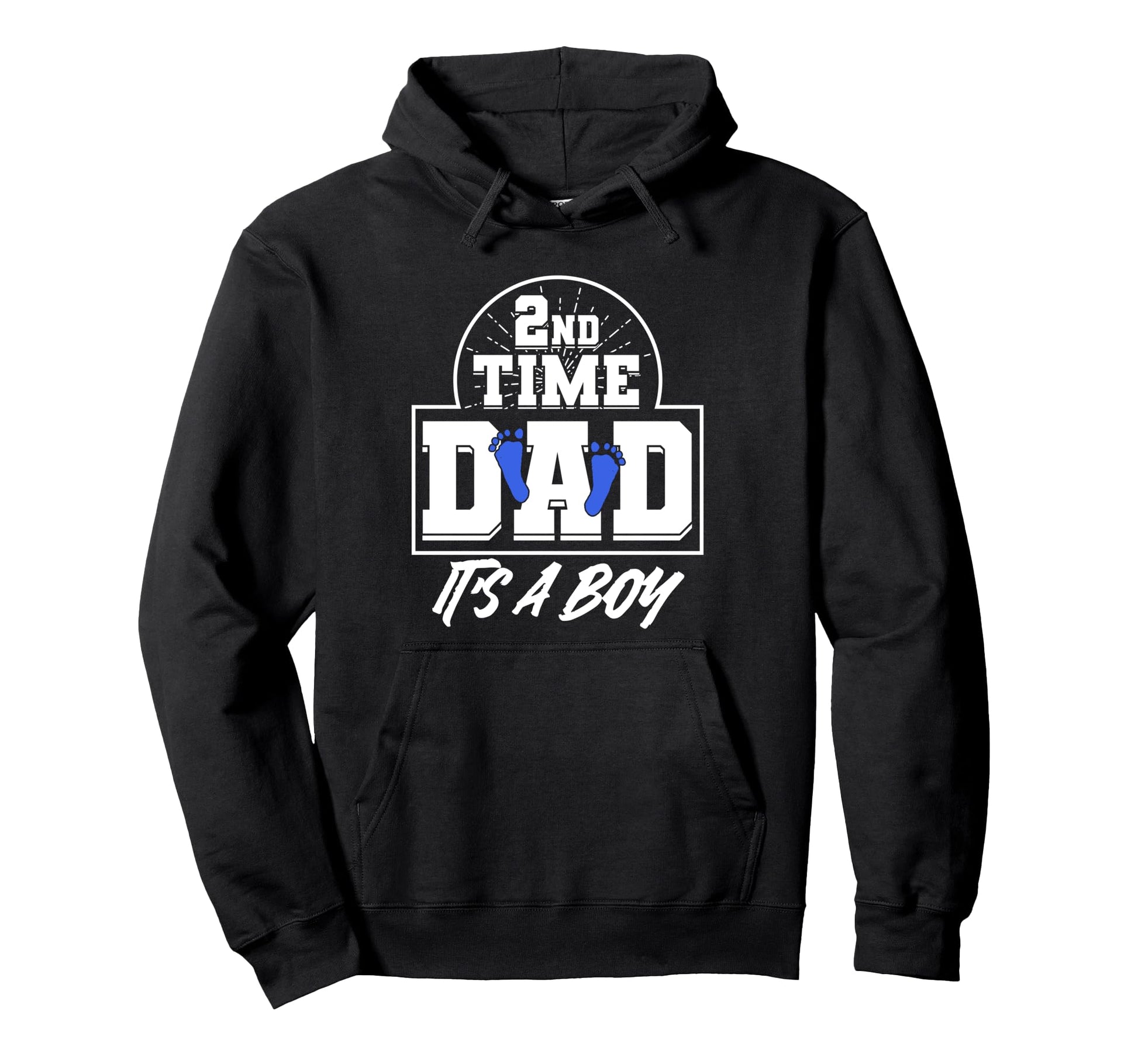 2Nd Second Time Dad Its Gender Reveal Hoodie - Aesthetic Graphic Unisex - T-Shirt, Sweatshirt, Hoodie