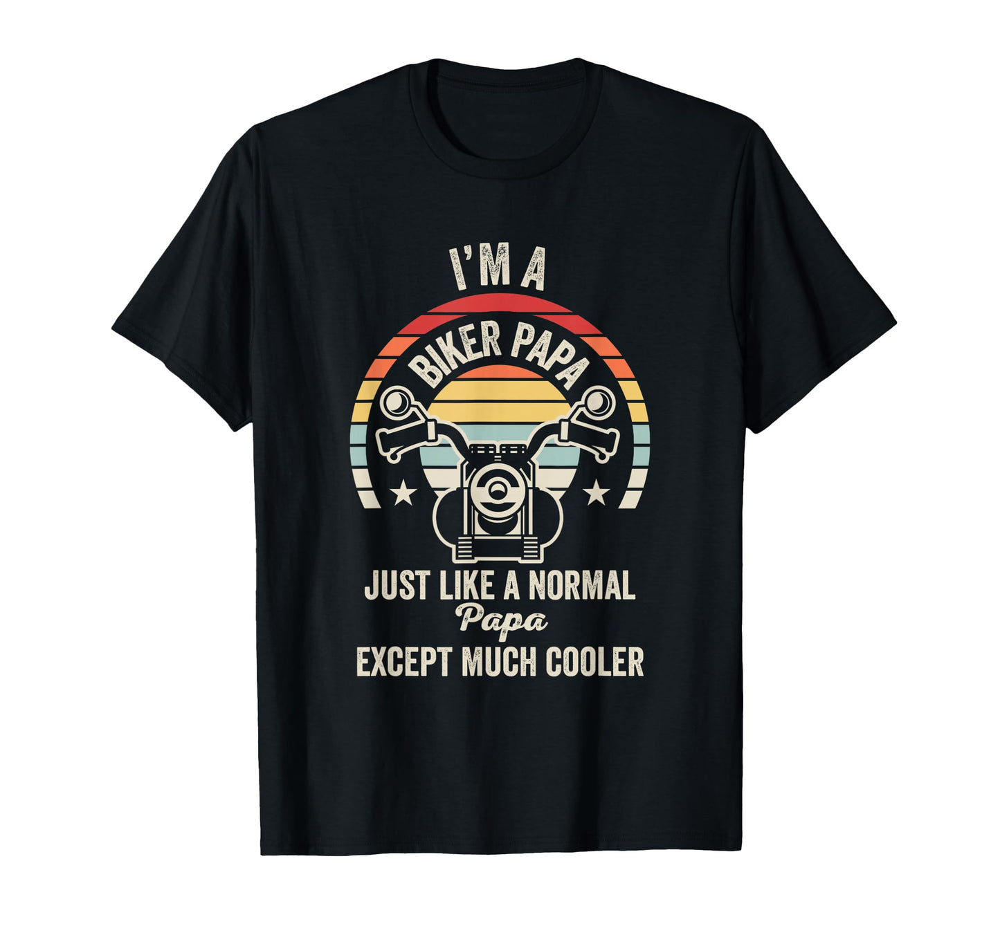 Funny Biker Papa Motorcycle Dad T-Shirt - Aesthetic Graphic Men Women - T-Shirt, Sweatshirt, Hoodie