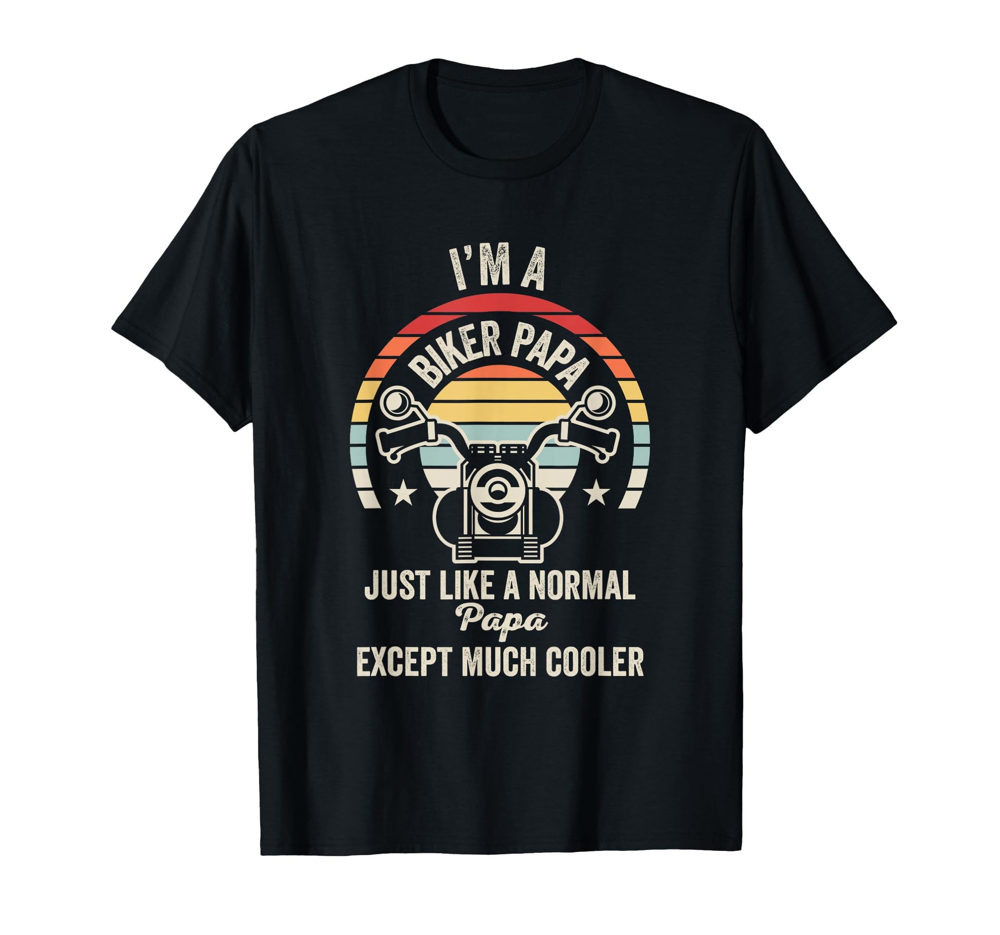 Funny Biker Papa Motorcycle Dad T-Shirt - Aesthetic Graphic Men Women - T-Shirt, Sweatshirt, Hoodie