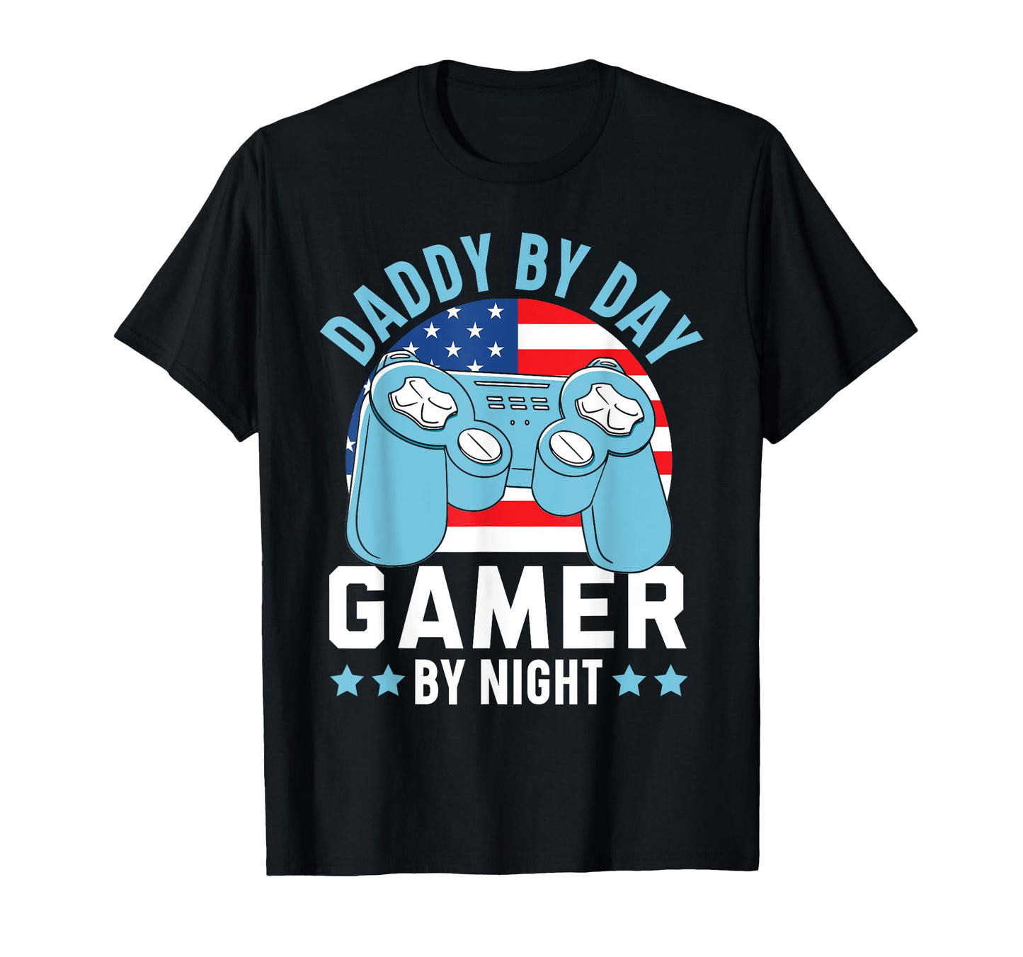 Daddy Day Gamer Night Gaming Dad T-Shirt - Custom Art Print Unisex - T-Shirt, Sweatshirt, Hoodie