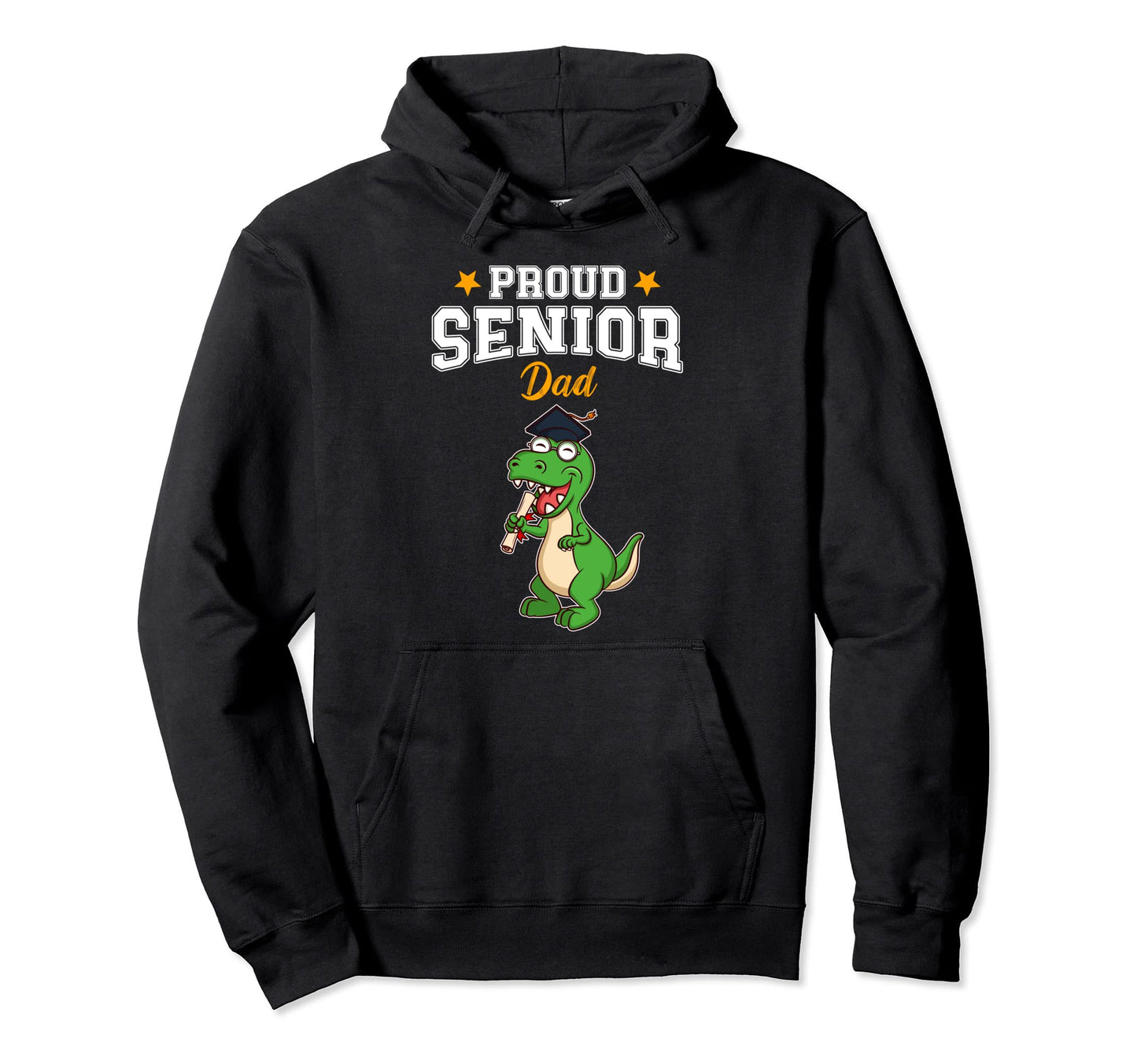 Proud Senior Dad Highschool Hoodie - Minimalist Print for Adults - T-Shirt, Sweatshirt, Hoodie