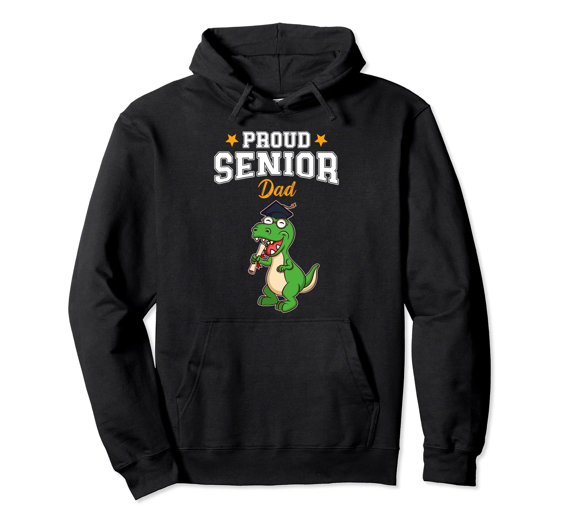 Proud Senior Dad Highschool Hoodie - Minimalist Print for Adults - T-Shirt, Sweatshirt, Hoodie