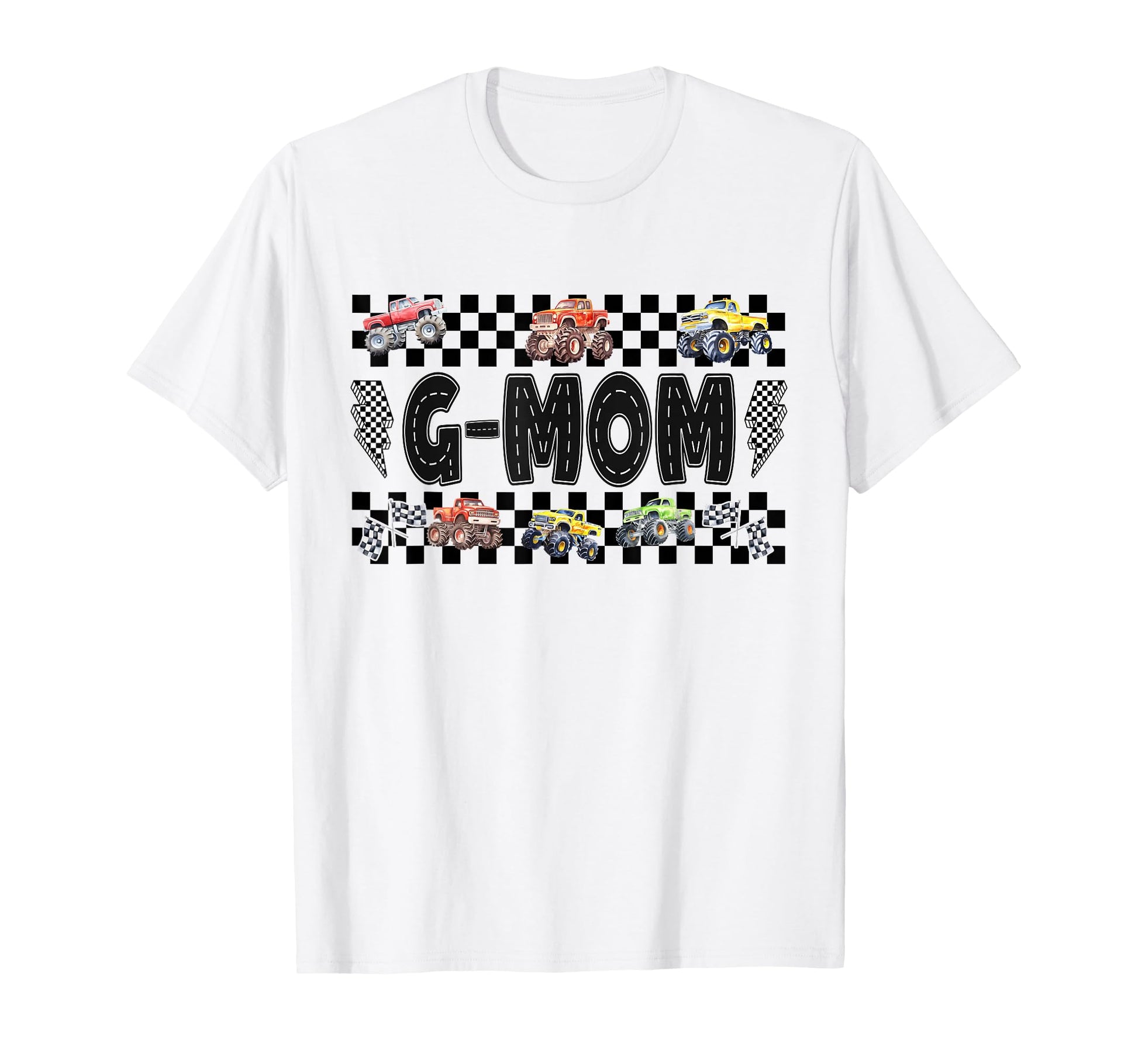 G Mom Monster Truck Family Crew T-Shirt - Casual Everyday Wear Men Women - T-Shirt, Sweatshirt, Hoodie