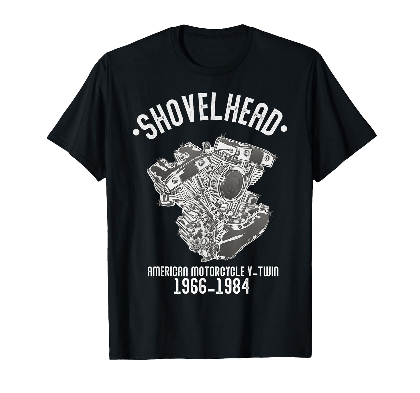 Novelty Shovelhead Motorcycle T-Shirt - Fun Novelty Design Unisex - T-Shirt, Sweatshirt, Hoodie
