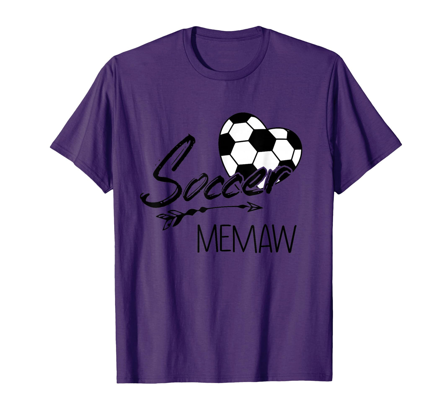 Soccer Memaw Womens Grandma Gift T-Shirt - Custom Art Print Men Women - T-Shirt, Sweatshirt, Hoodie