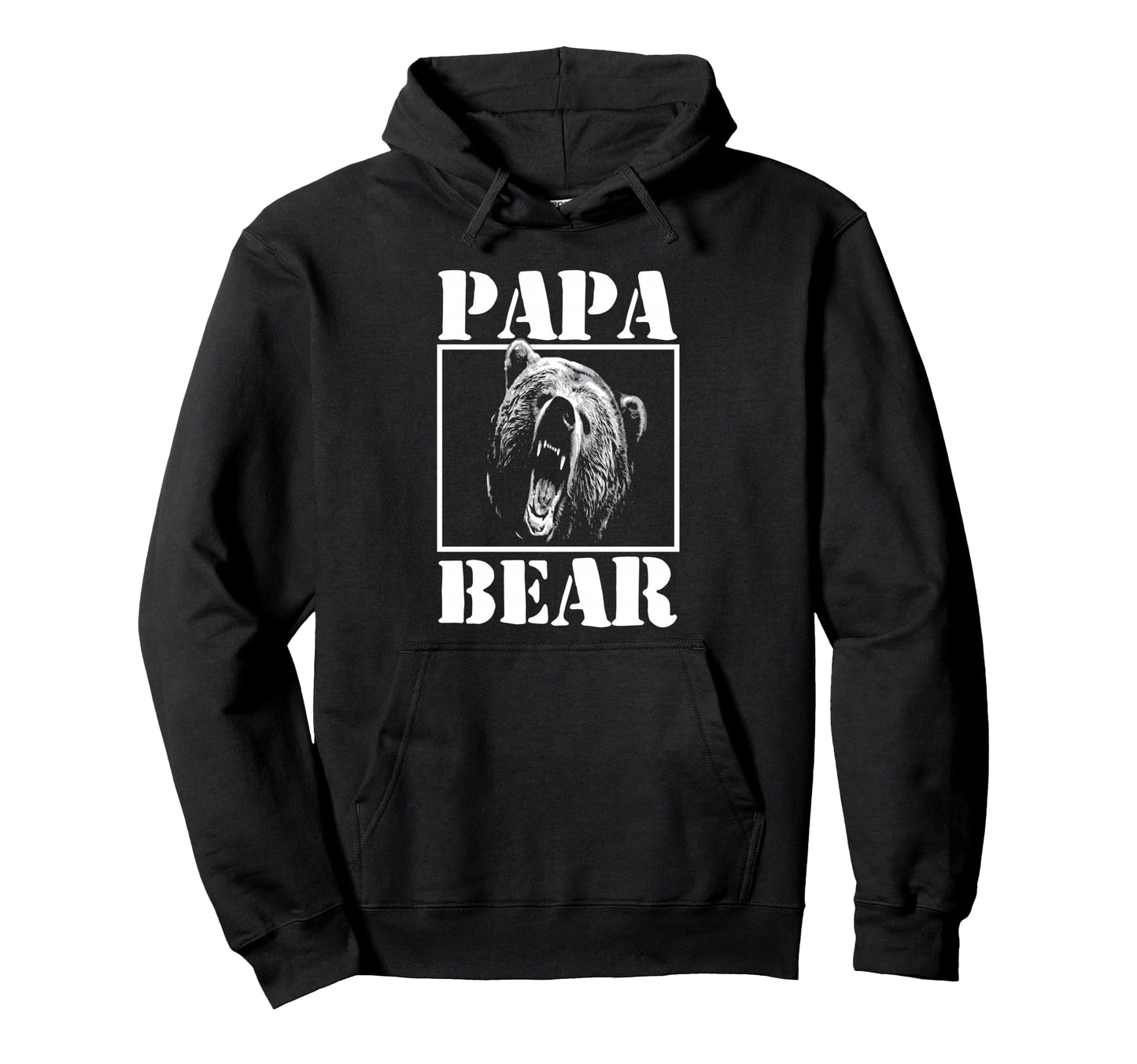 Mens Papa Bear Funny Fathers Day Dad Hoodie - Trendy Graphic Men Women - T-Shirt, Sweatshirt, Hoodie