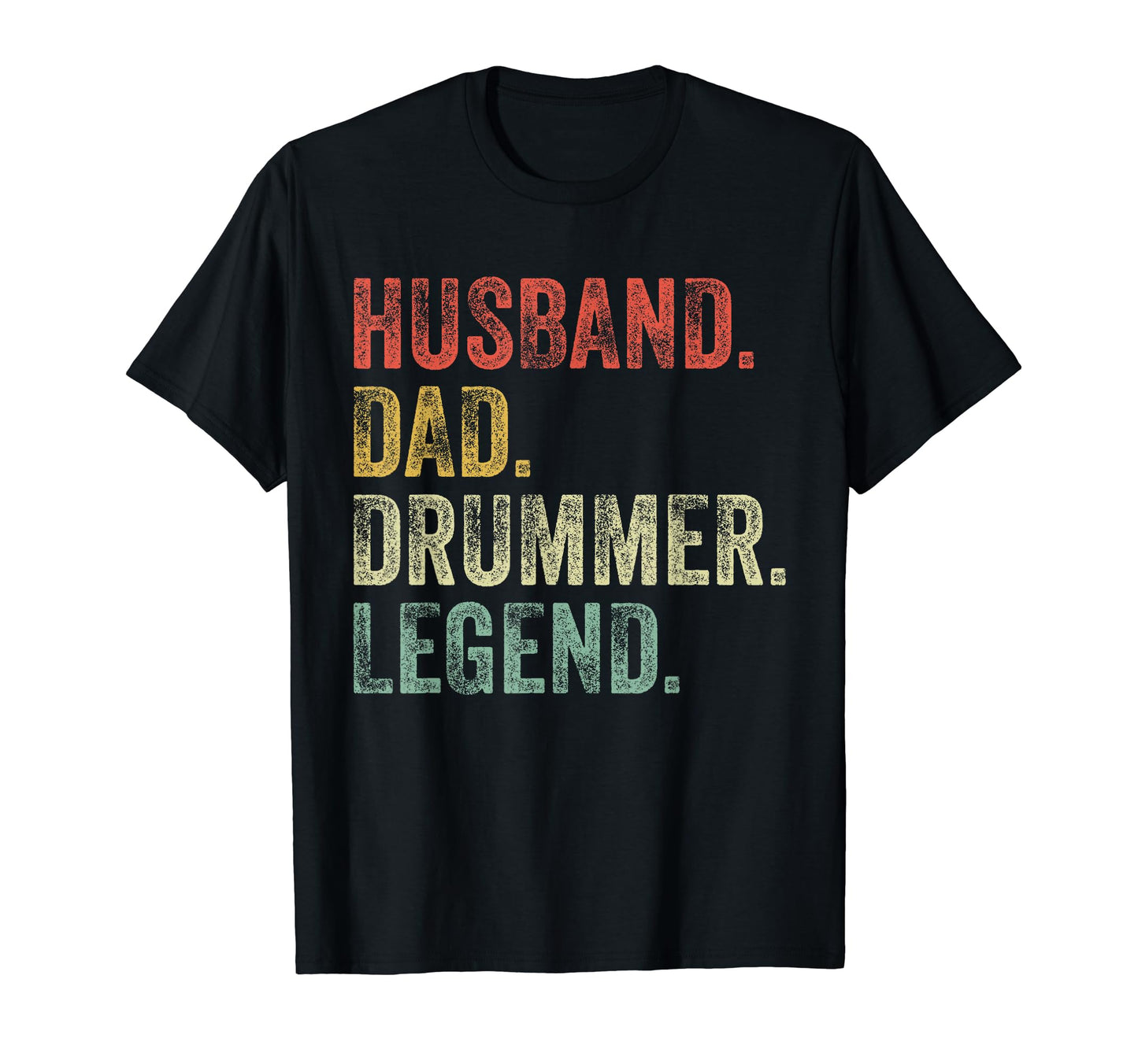 Husband Dad Drummer Funny Drum T-Shirt - Custom Art Print for Adults - T-Shirt, Sweatshirt, Hoodie