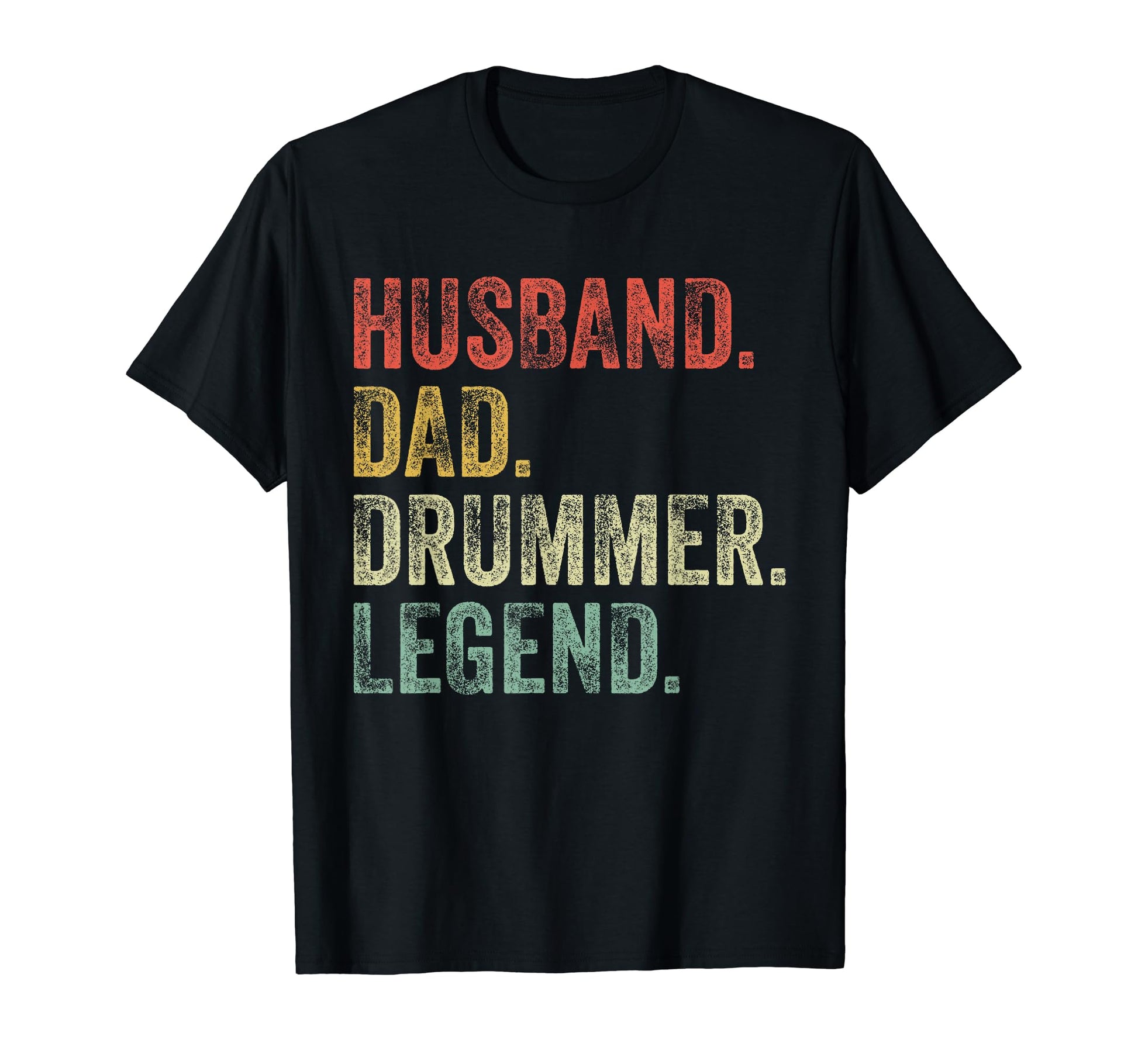 Husband Dad Drummer Funny Drum T-Shirt - Custom Art Print for Adults - T-Shirt, Sweatshirt, Hoodie