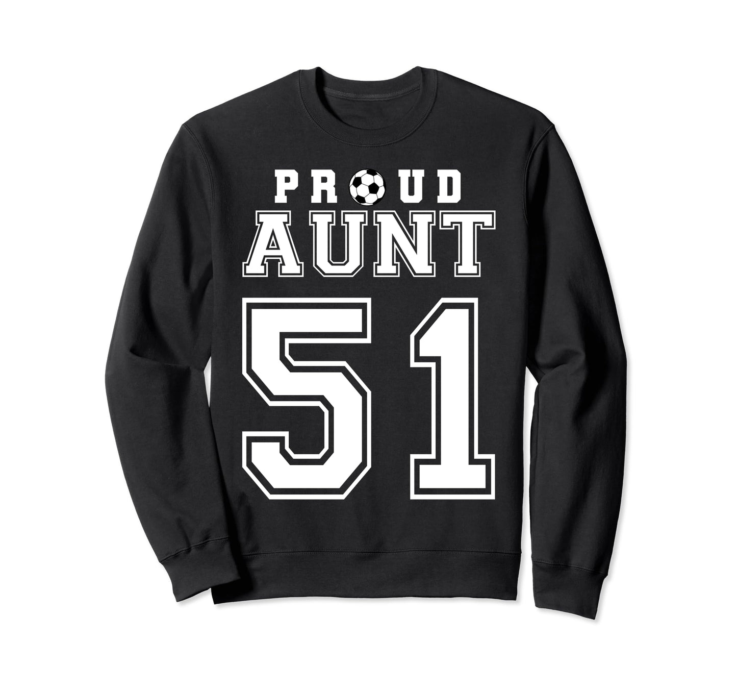 Number 51 Custom Proud Soccer Sweatshirt - Minimalist Print Men Women - T-Shirt, Sweatshirt, Hoodie