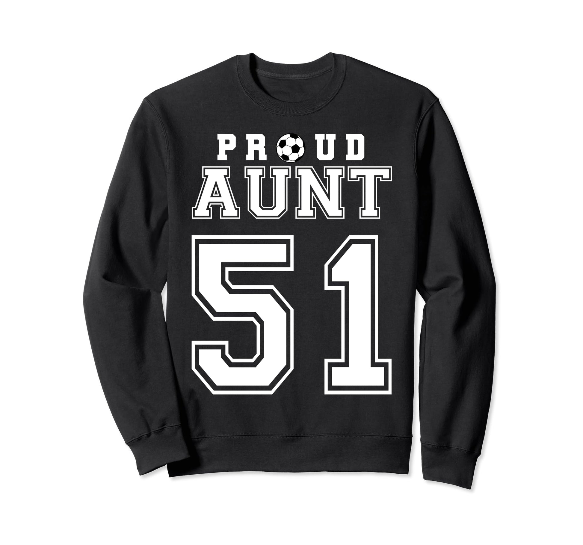 Number 51 Custom Proud Soccer Sweatshirt - Minimalist Print Men Women - T-Shirt, Sweatshirt, Hoodie
