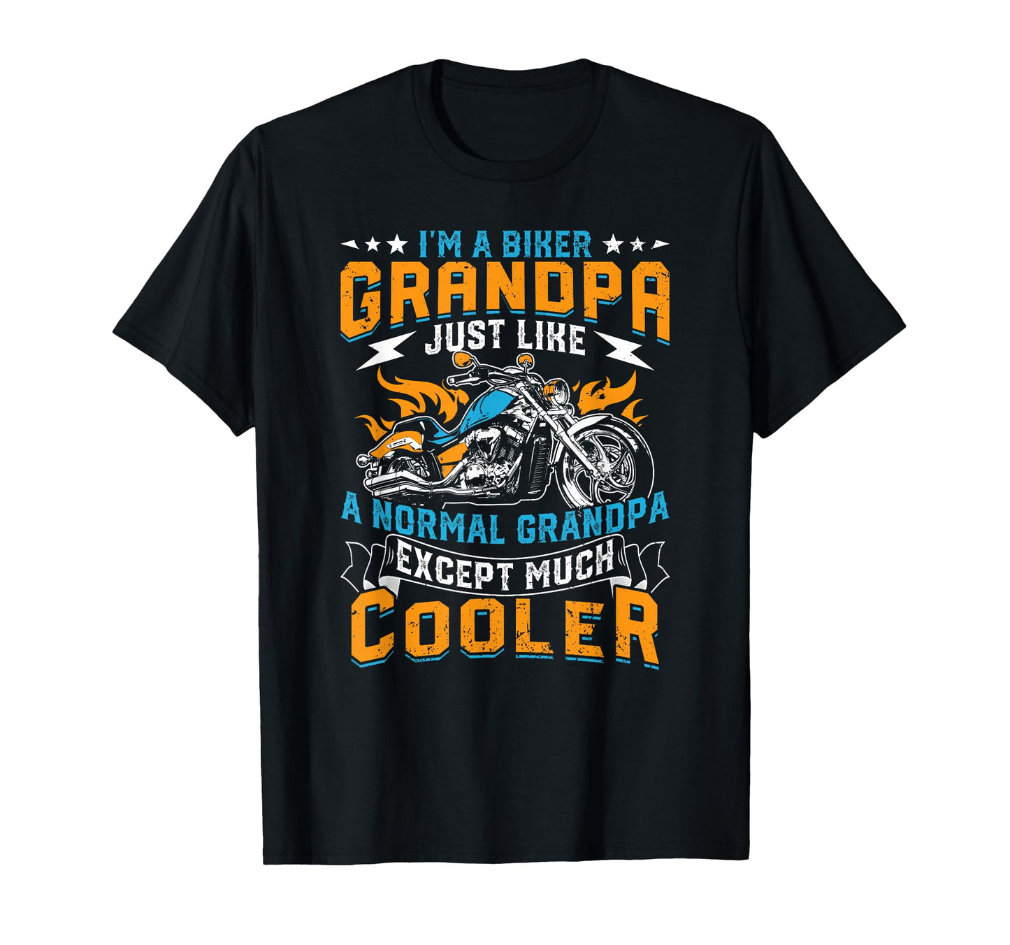 Grandpa Motorcycle Gift T-Shirt - Streetwear Style Unisex - T-Shirt, Sweatshirt, Hoodie
