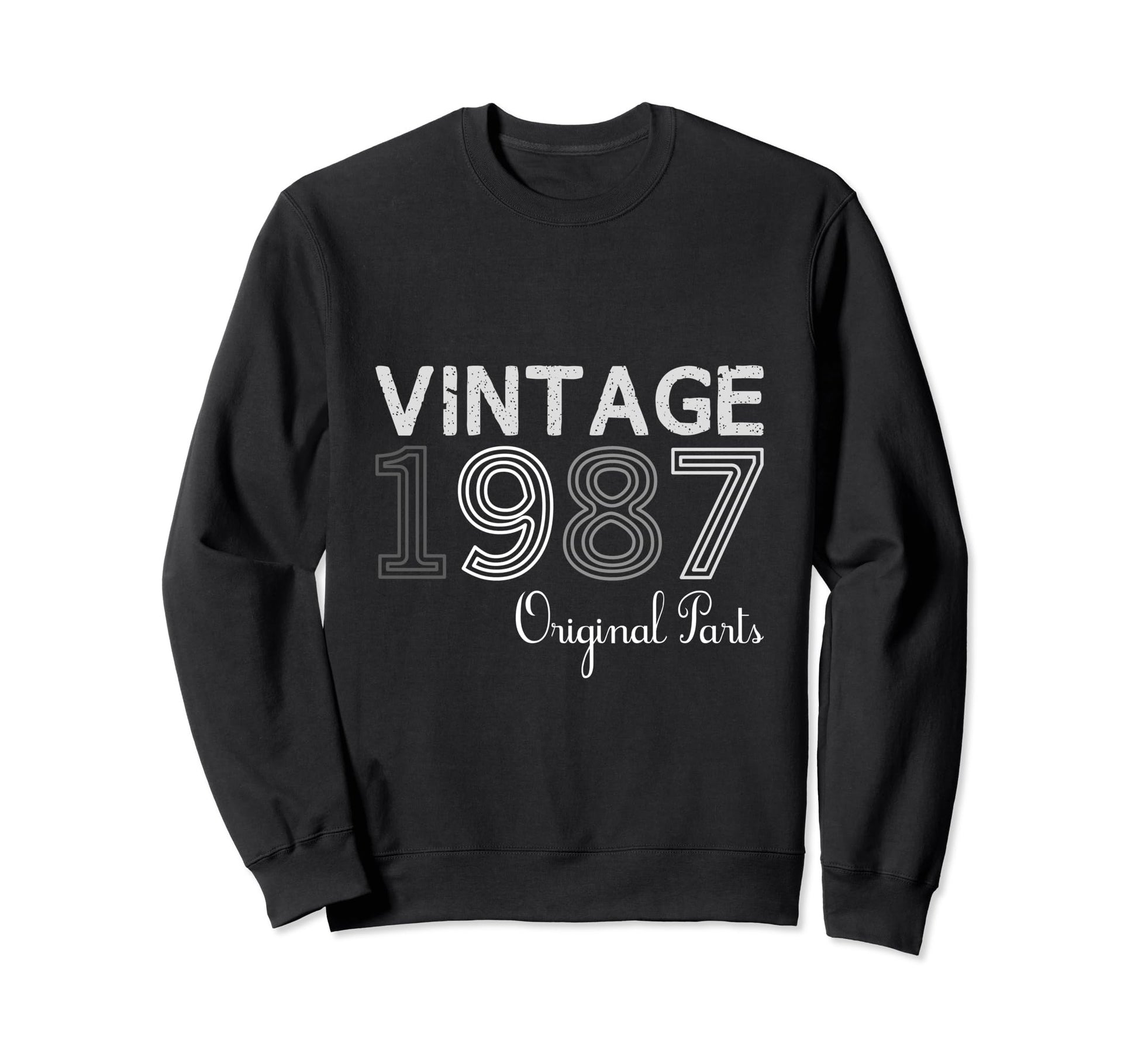 Year 1987 Gift Birthday Mom Dad Sweatshirt - Aesthetic Graphic Men Women - T-Shirt, Sweatshirt, Hoodie