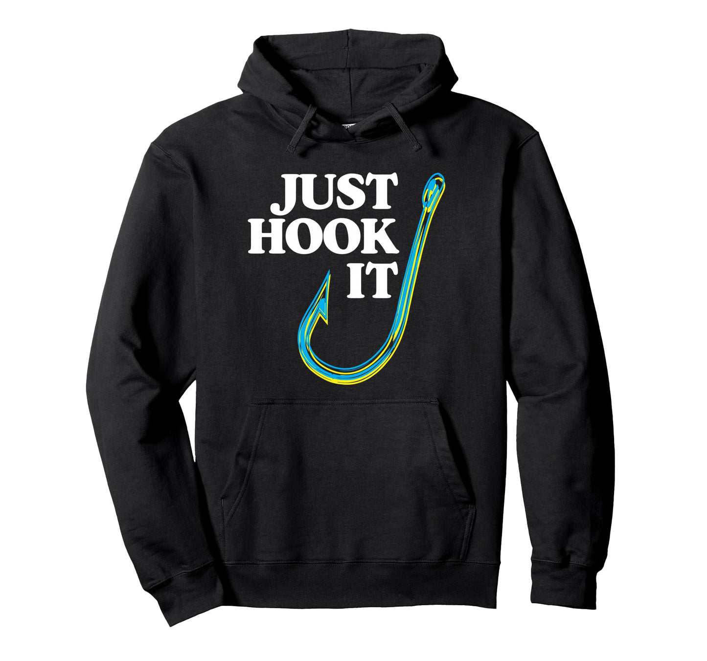 Hook It Funny Bass Fishing Dad Hoodie - Casual Everyday Wear for Adults - T-Shirt, Sweatshirt, Hoodie