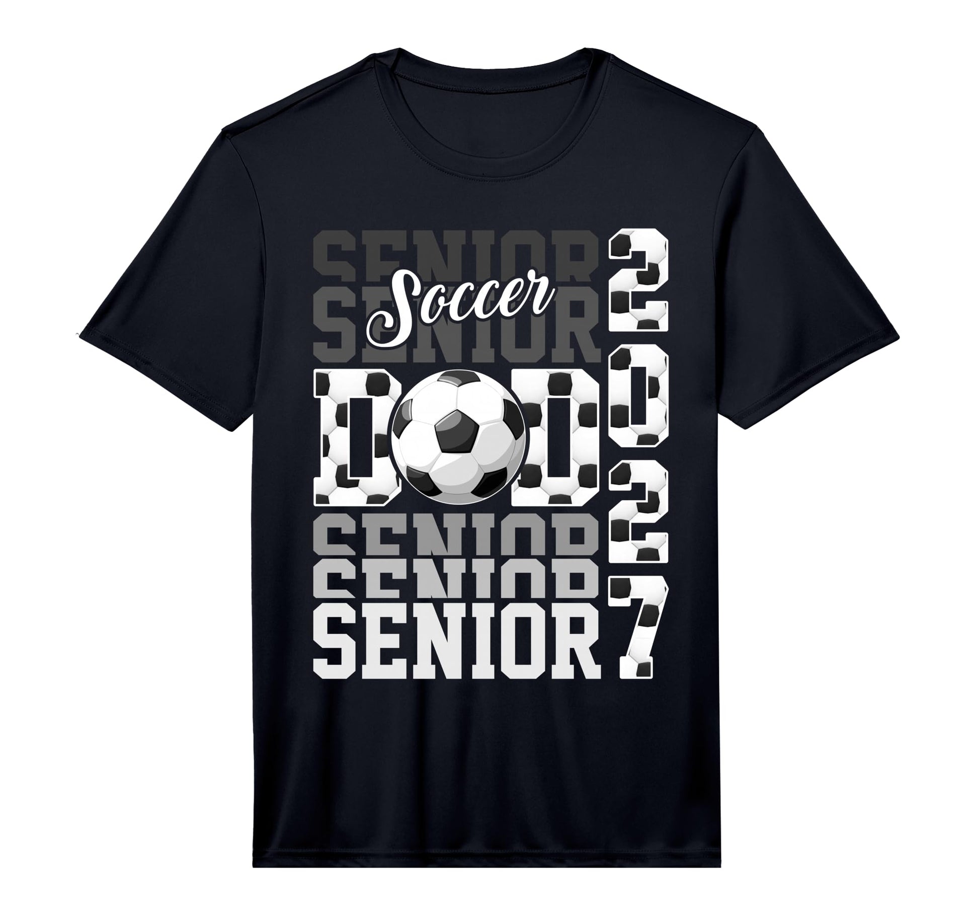 Senior 2027 Soccer Dad Proud Family T-Shirt - Novelty Apparel Unisex - T-Shirt, Sweatshirt, Hoodie