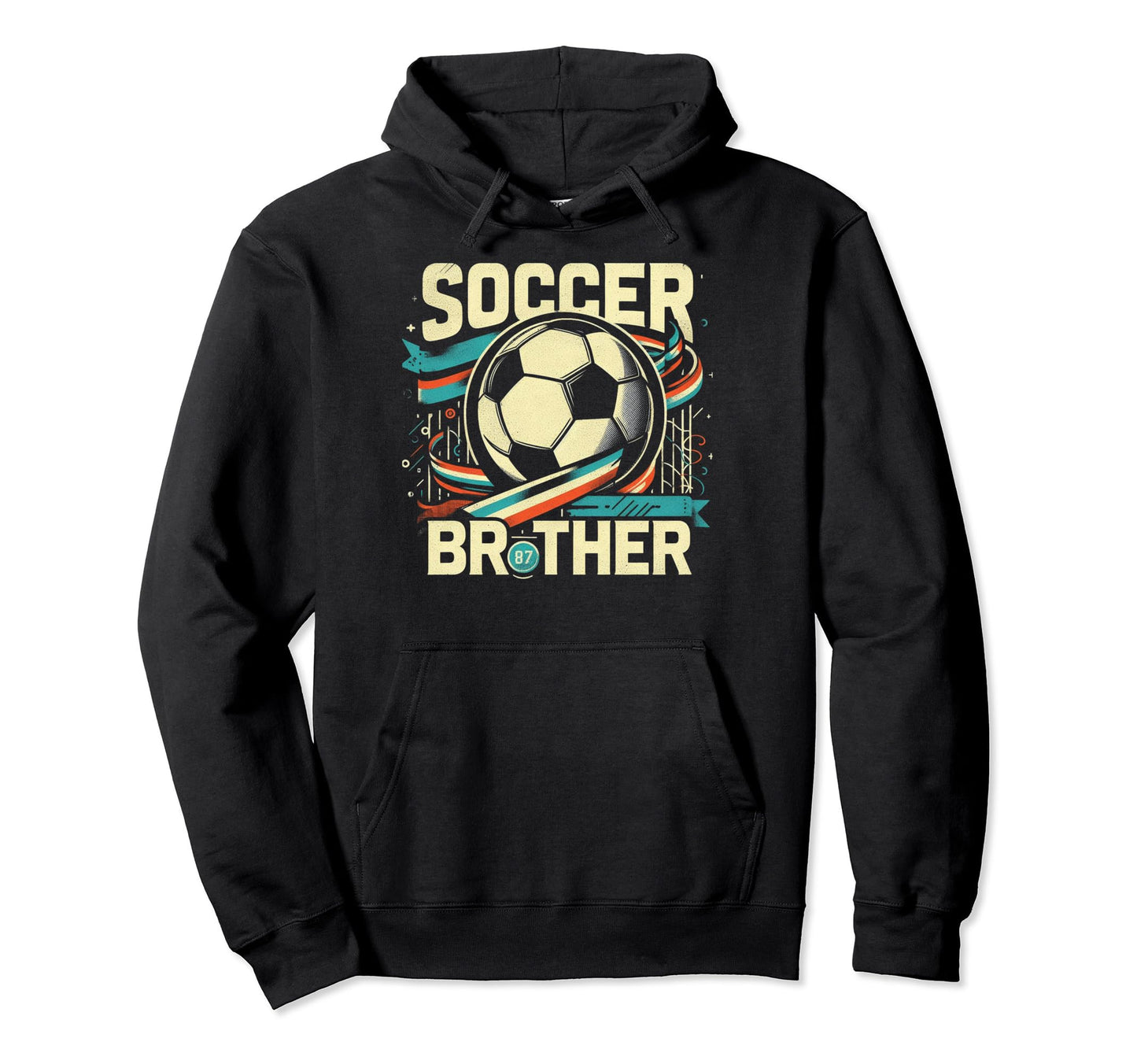 Soccer Brother Family Matching Team Hoodie - Streetwear Style Unisex - T-Shirt, Sweatshirt, Hoodie